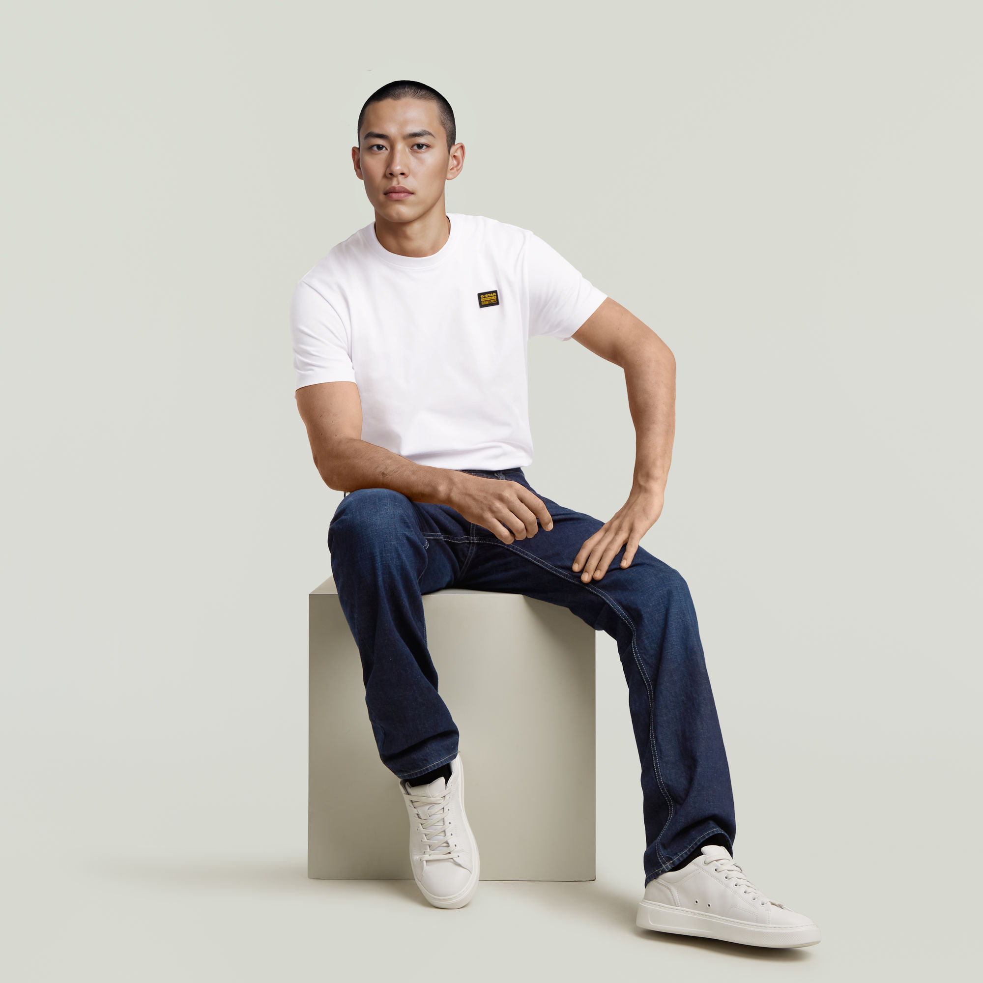 G-Star RAW Dakota Regular Straight Jeans Donkerblauw Heren