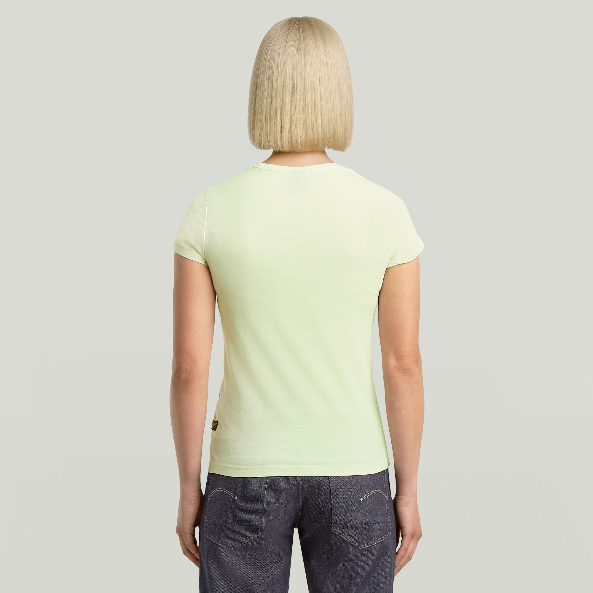 G-Star RAW Eyben Slim V-Hals Top 2.0 Groen Dames