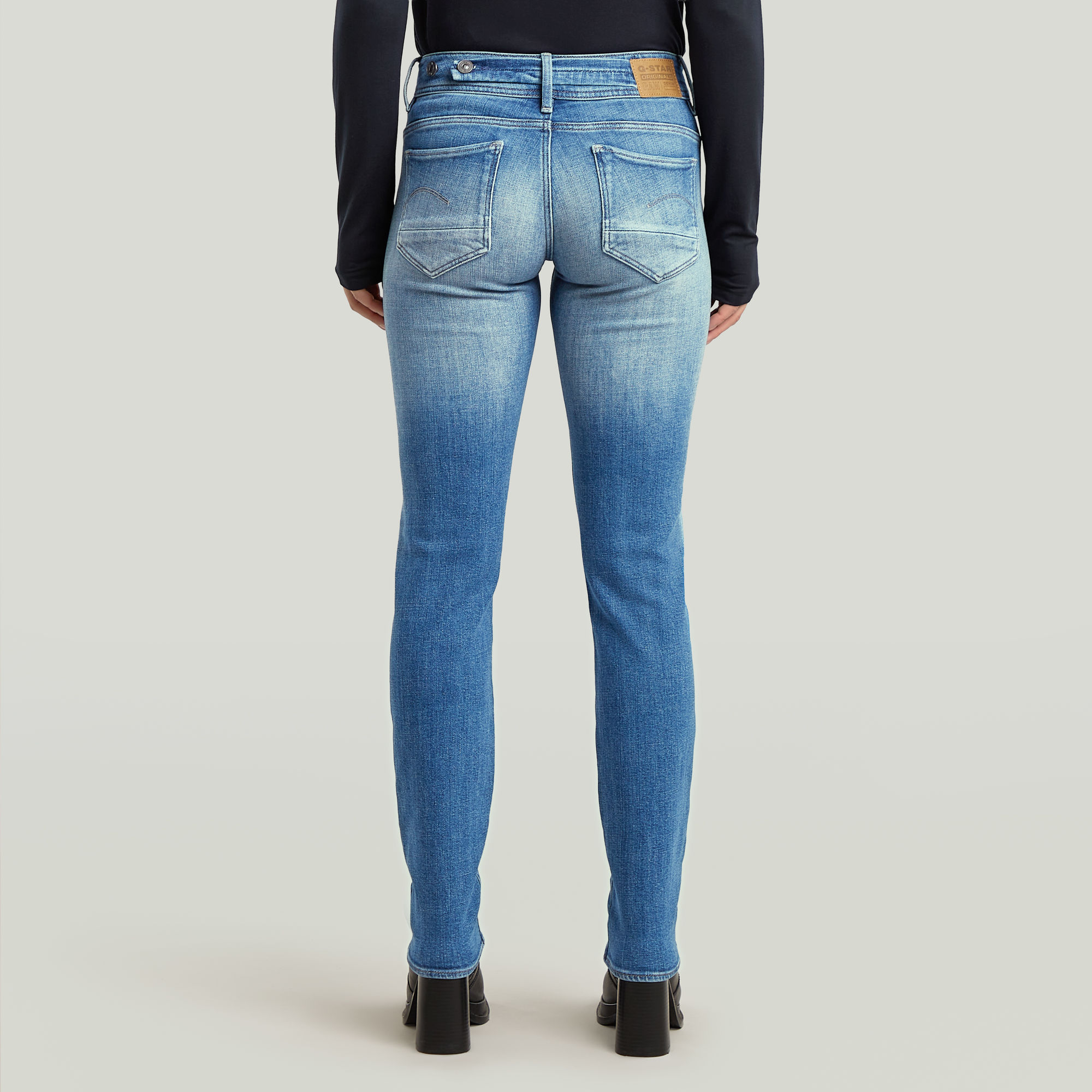G-Star RAW Midge Slim Straight Jeans Anders Dames