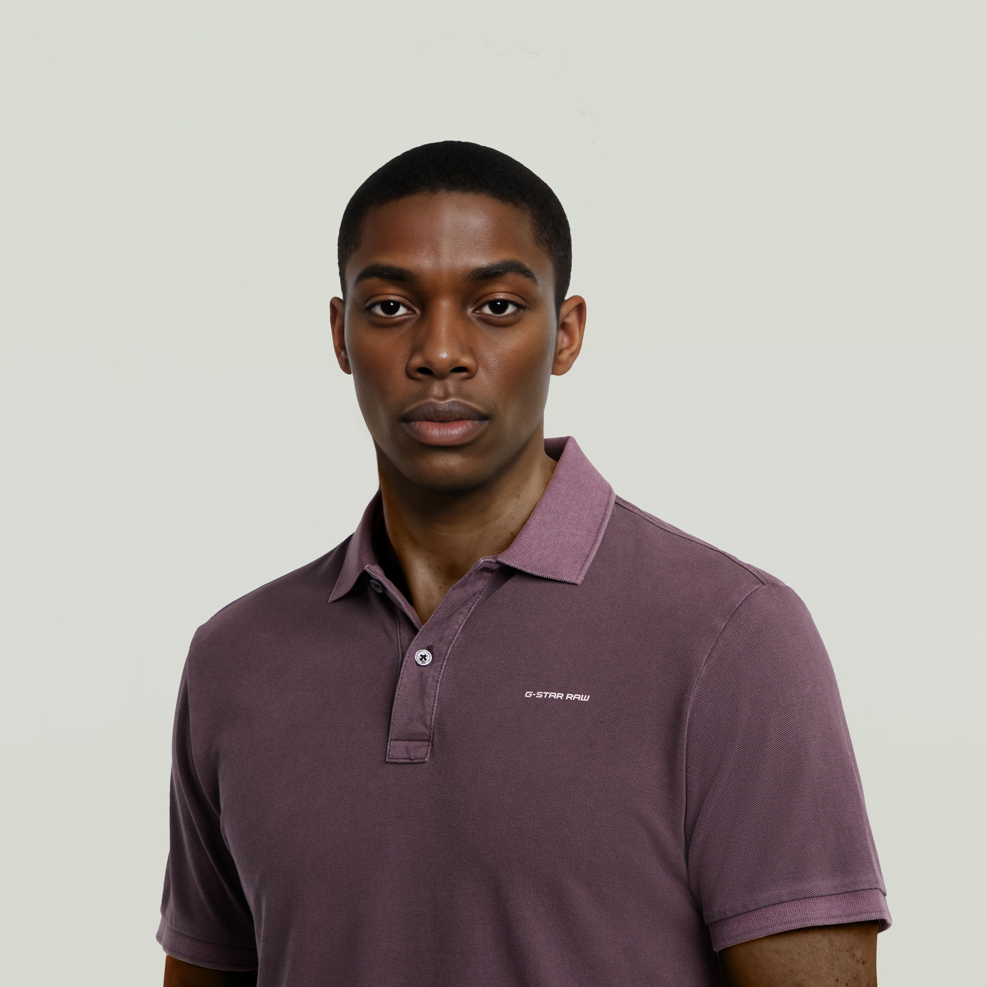 G-Star RAW Oluv Slim Polo Paars Heren