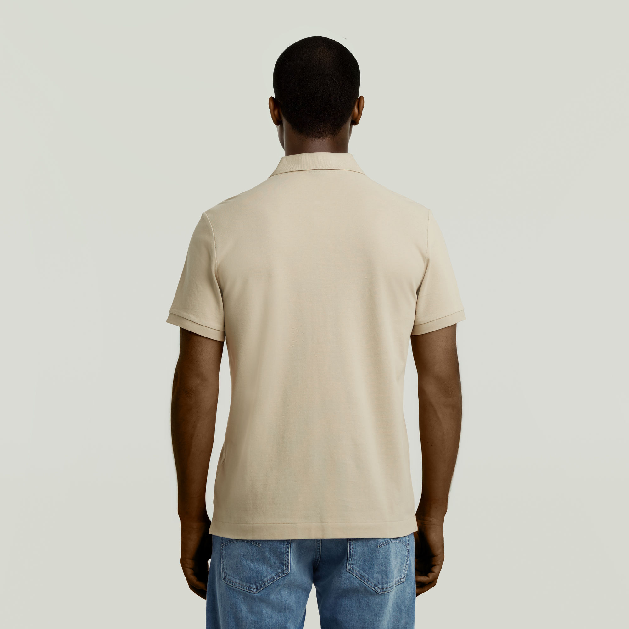 G-Star RAW Oluv Slim Polo Beige Heren