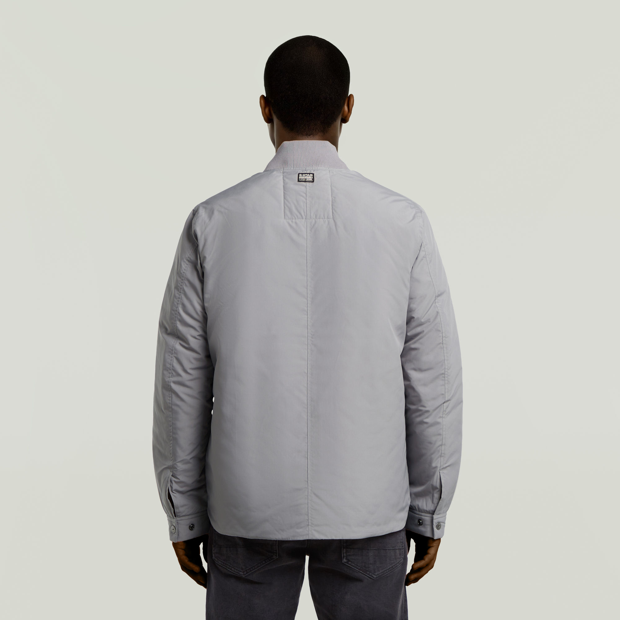 G-Star RAW Lofty Padded Overshirt Grijs Heren