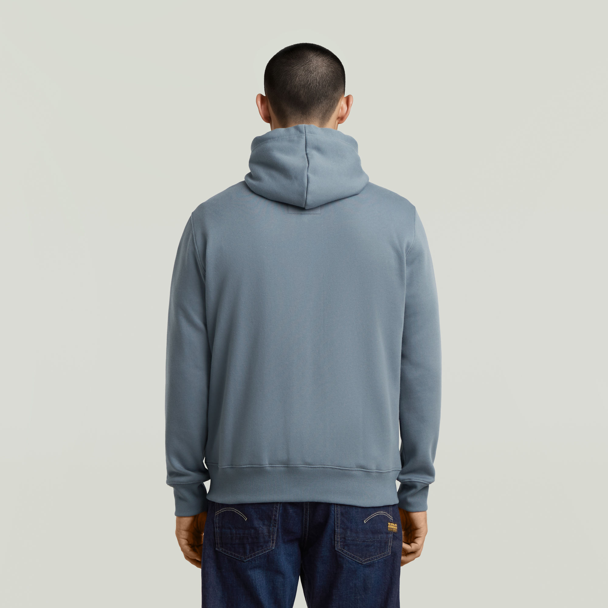 G-Star RAW Old Skool Zip Hoodie Grijs Heren