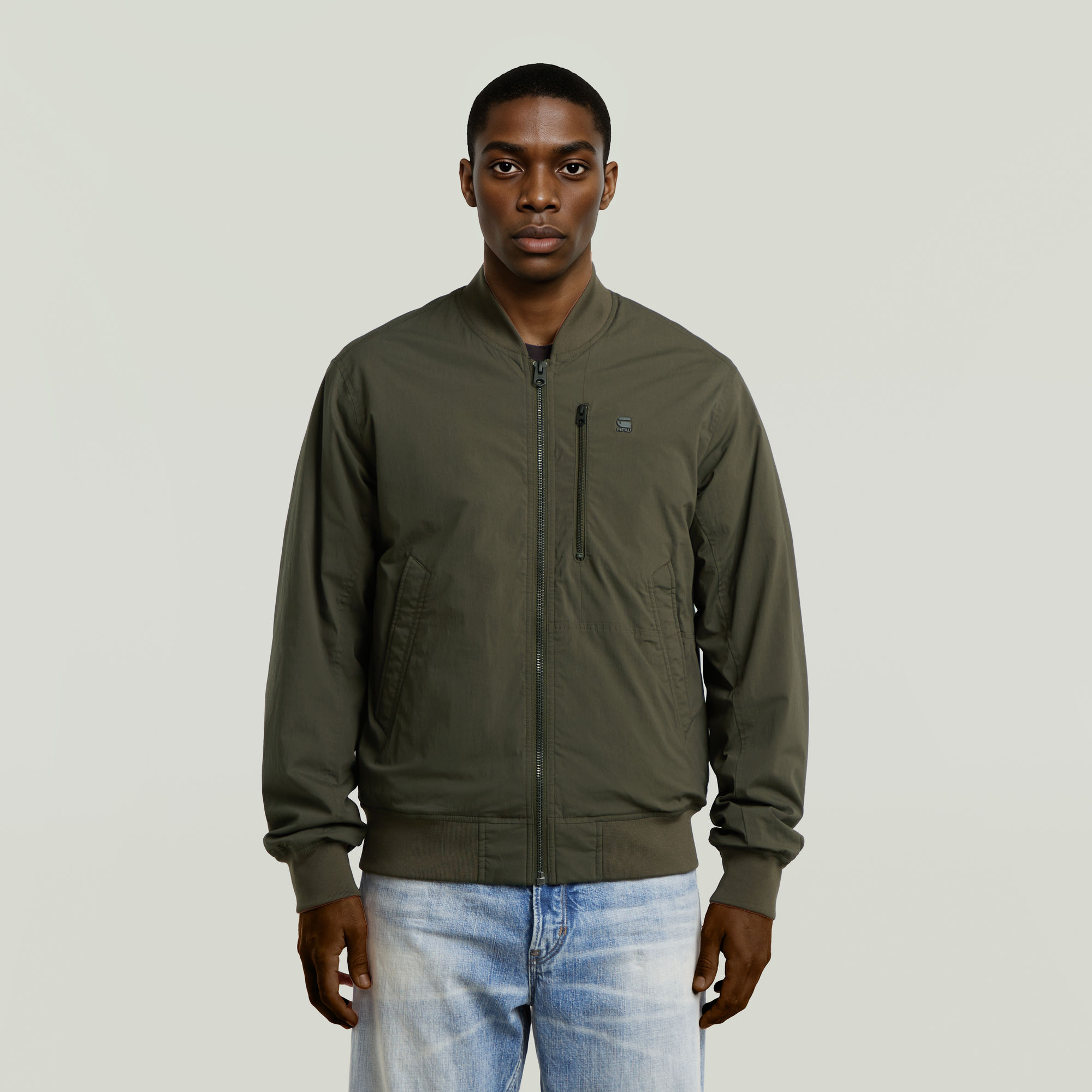 

Tech Padded Bomber Jacket - Grey - Men