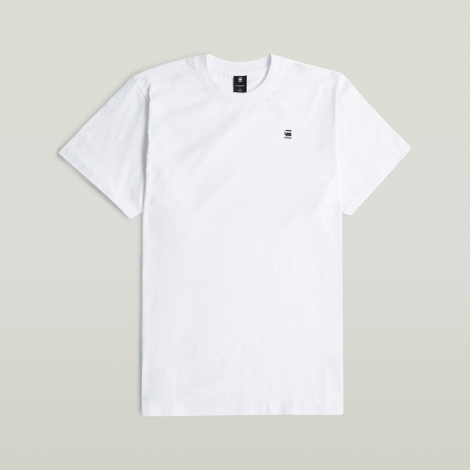 G-Star RAW Back Printed T-Shirt Wit Heren