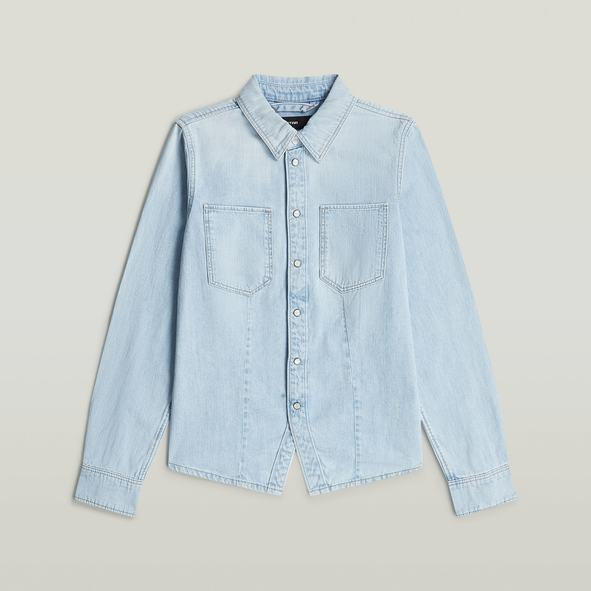 Thumbnail - Kick Slim Hemd - Hellblau - Damen