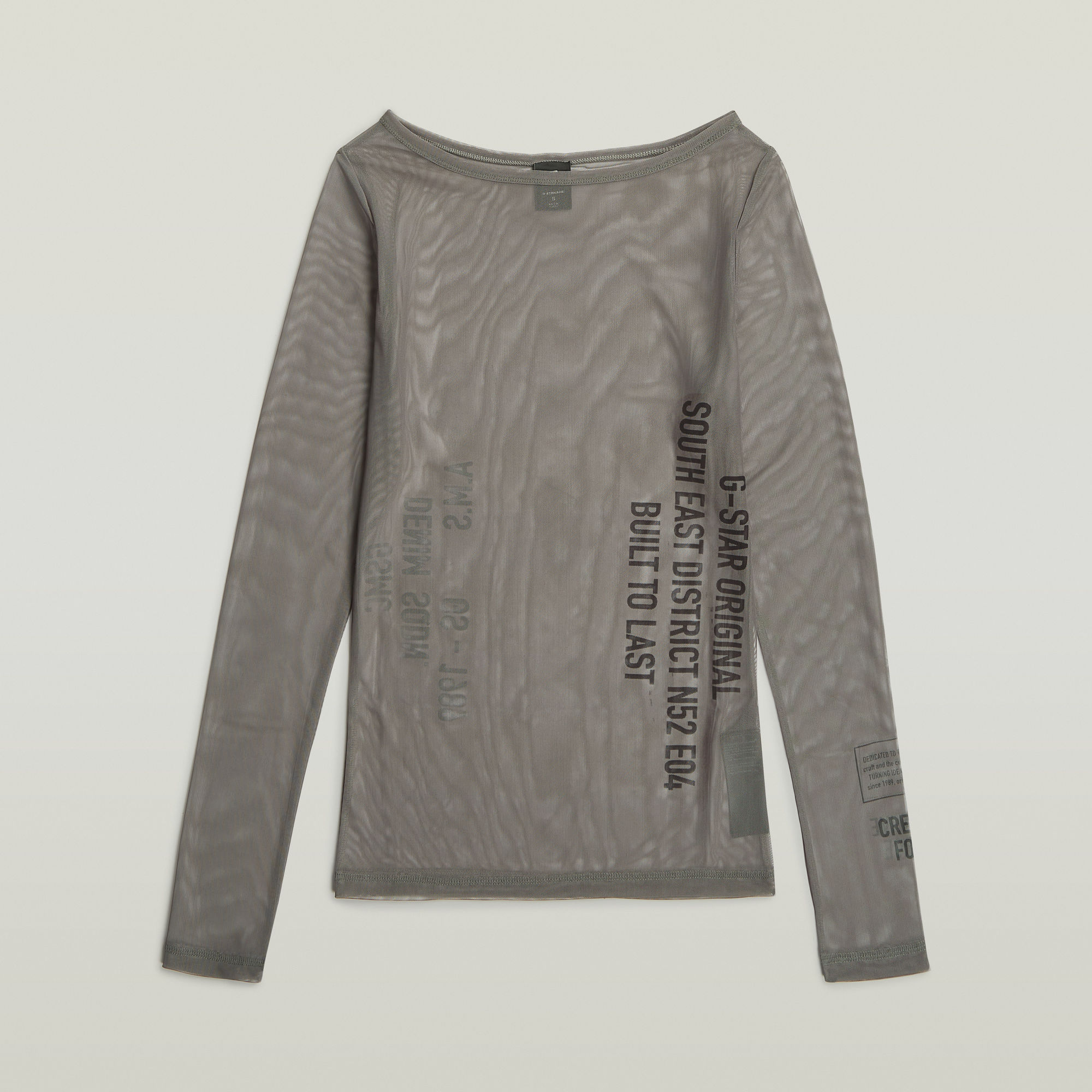 Thumbnail - Stencil Boat Slim T-Shirt - Braun - Damen