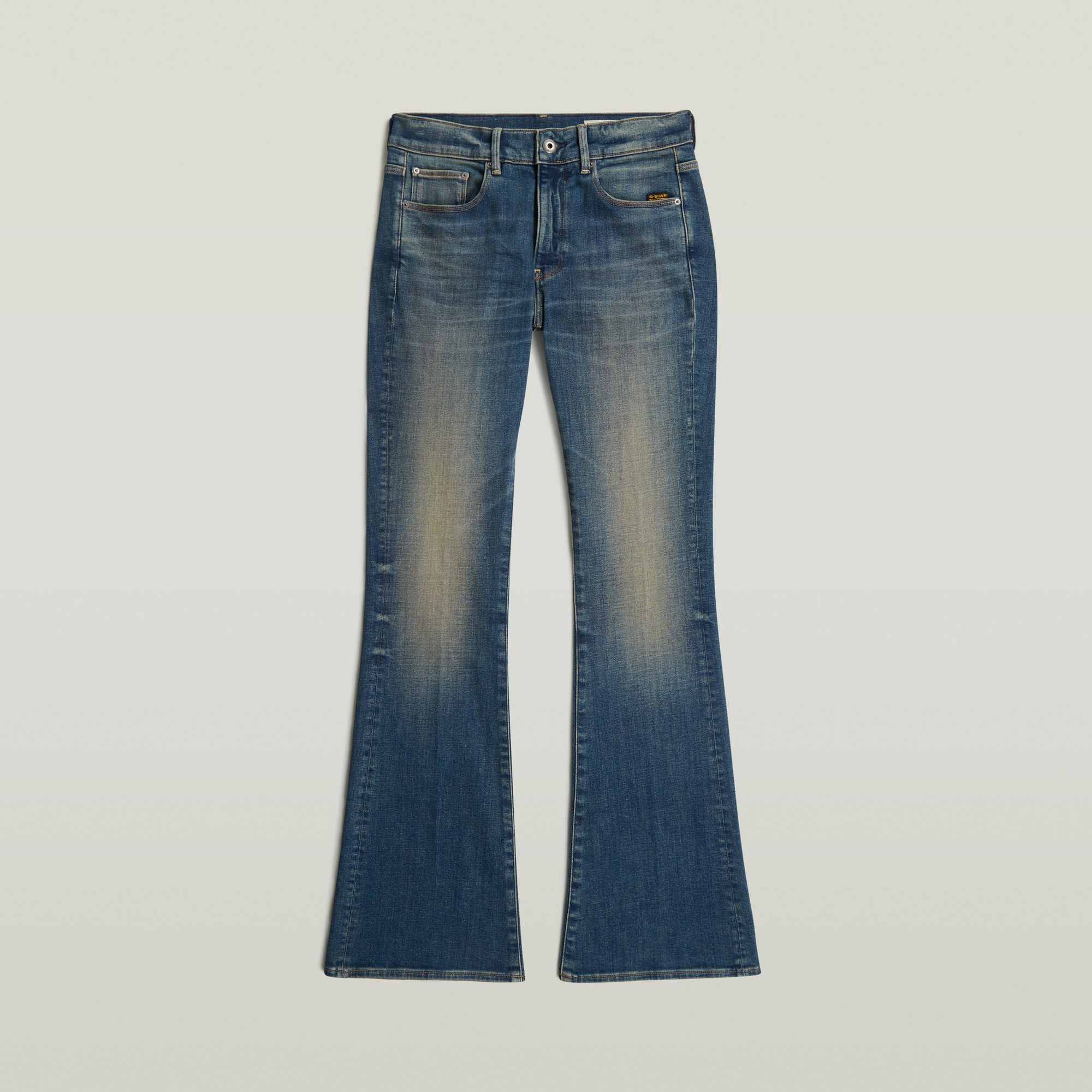 Thumbnail - 3301 Flare Jeans - Dunkelblau - Damen