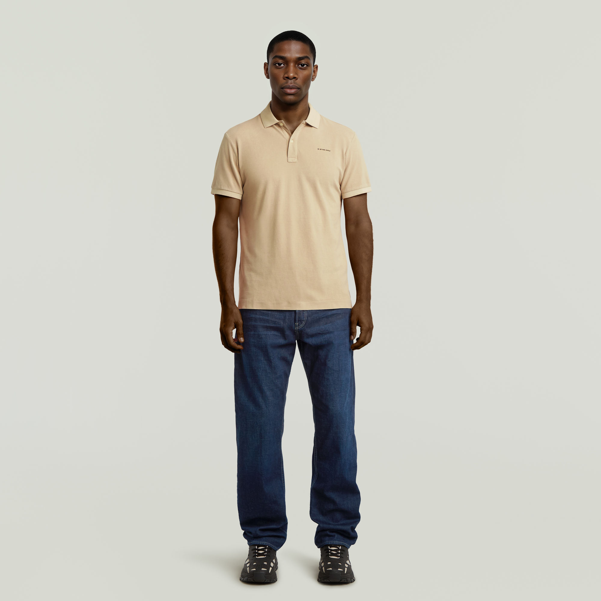 G-Star RAW Oluv Slim Polo Beige Heren
