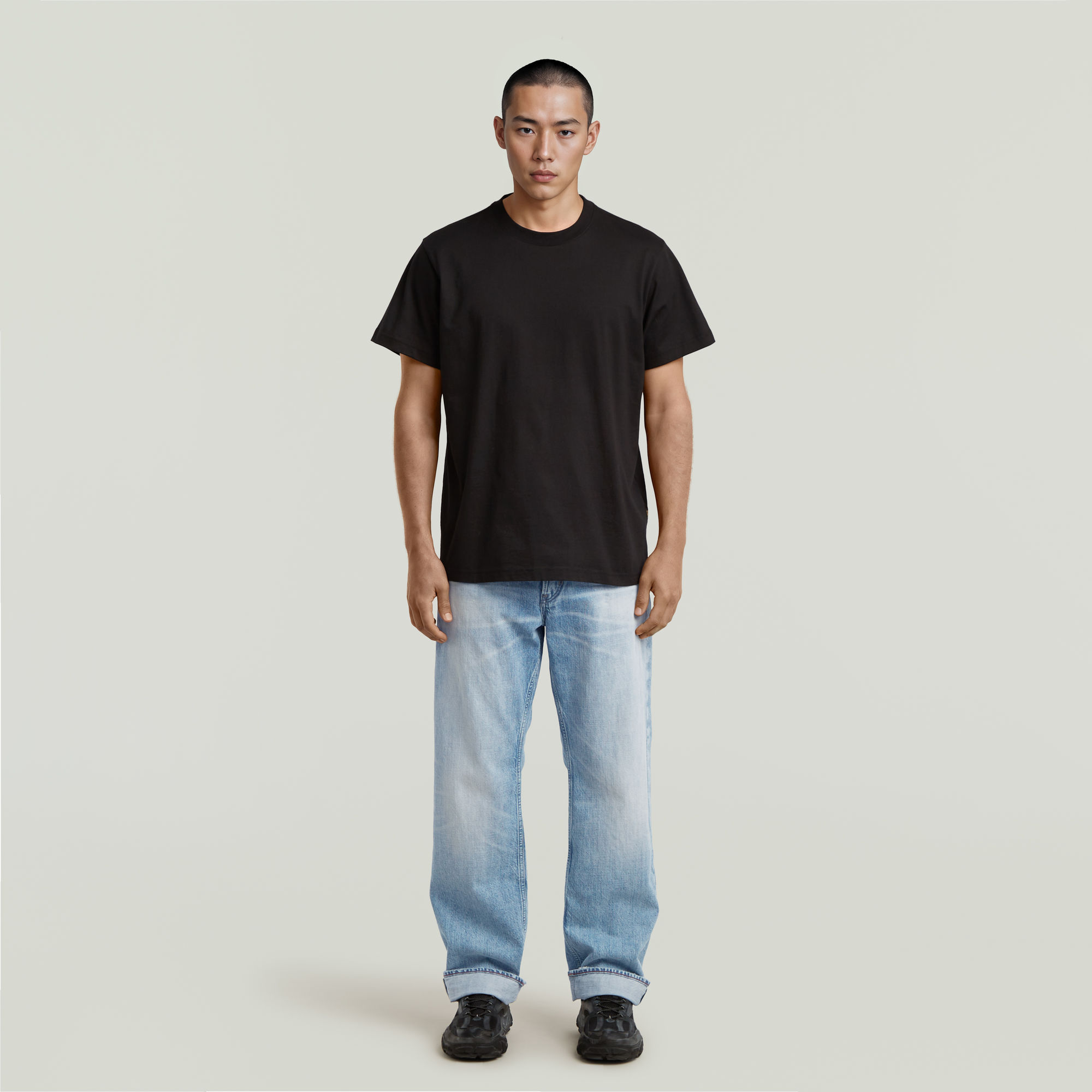 

Loose T-Shirt - Black - Men