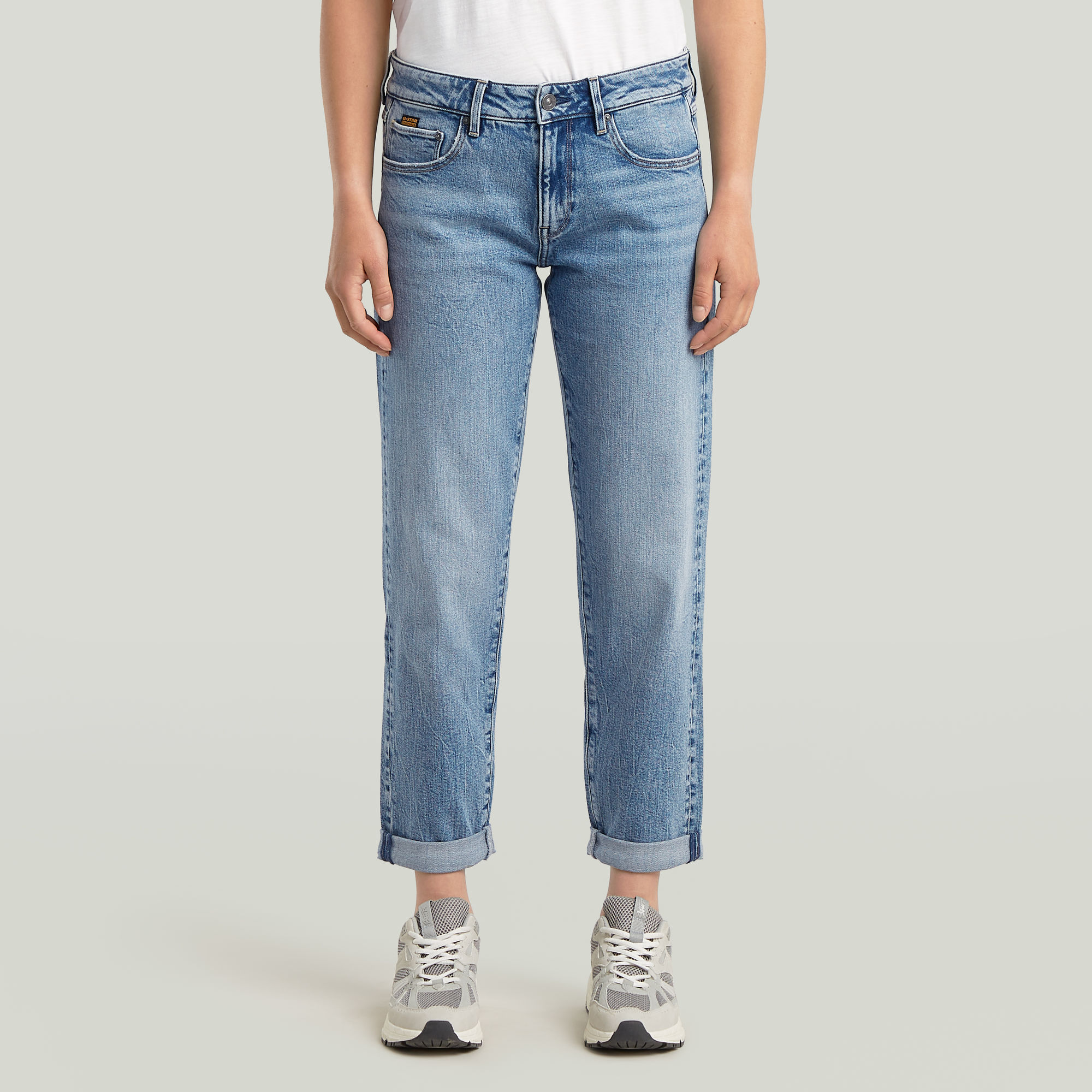 

Kate Boyfriend Jeans - Midden blauw - Dames