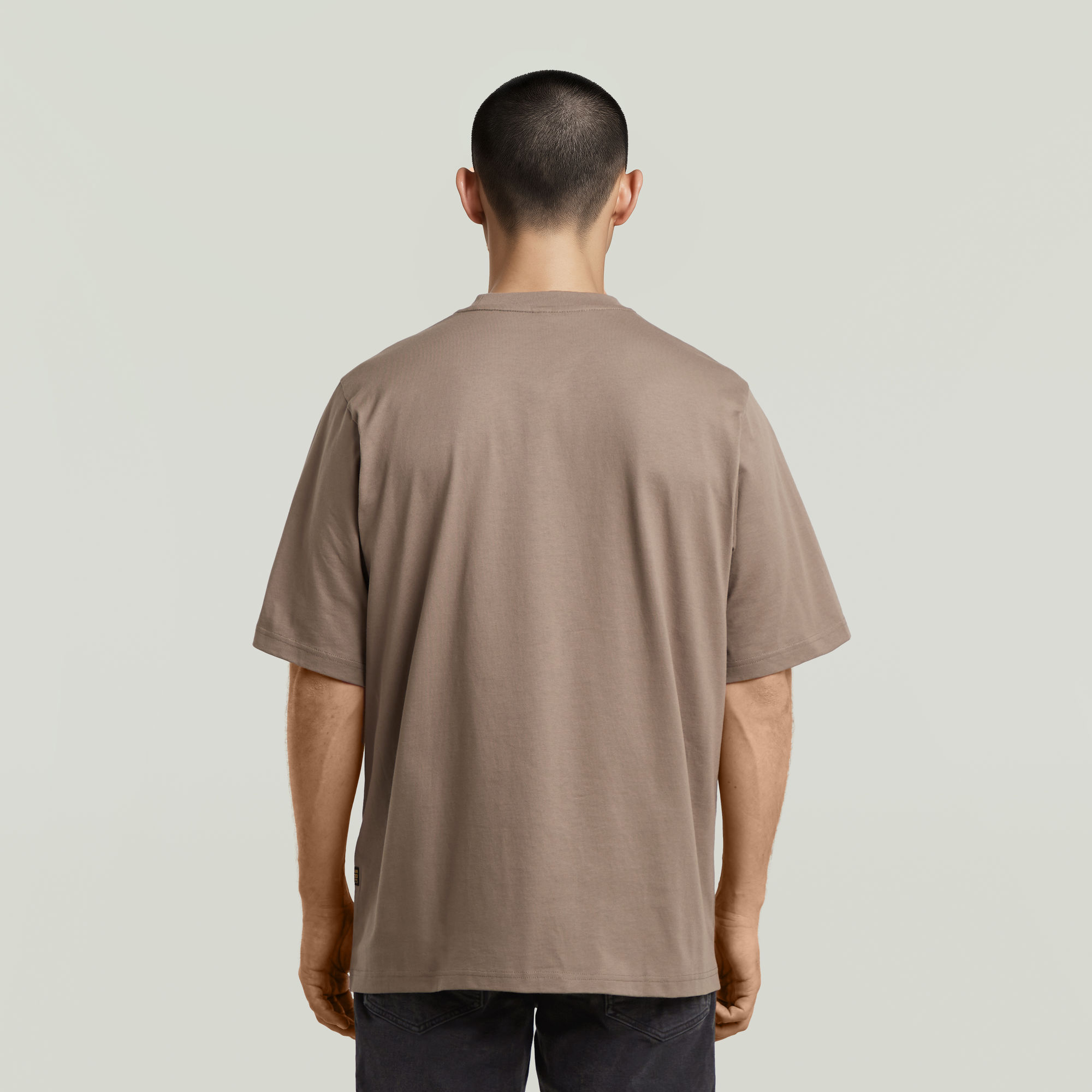G-Star RAW Center Chest Logo T-shirt Bruin Heren