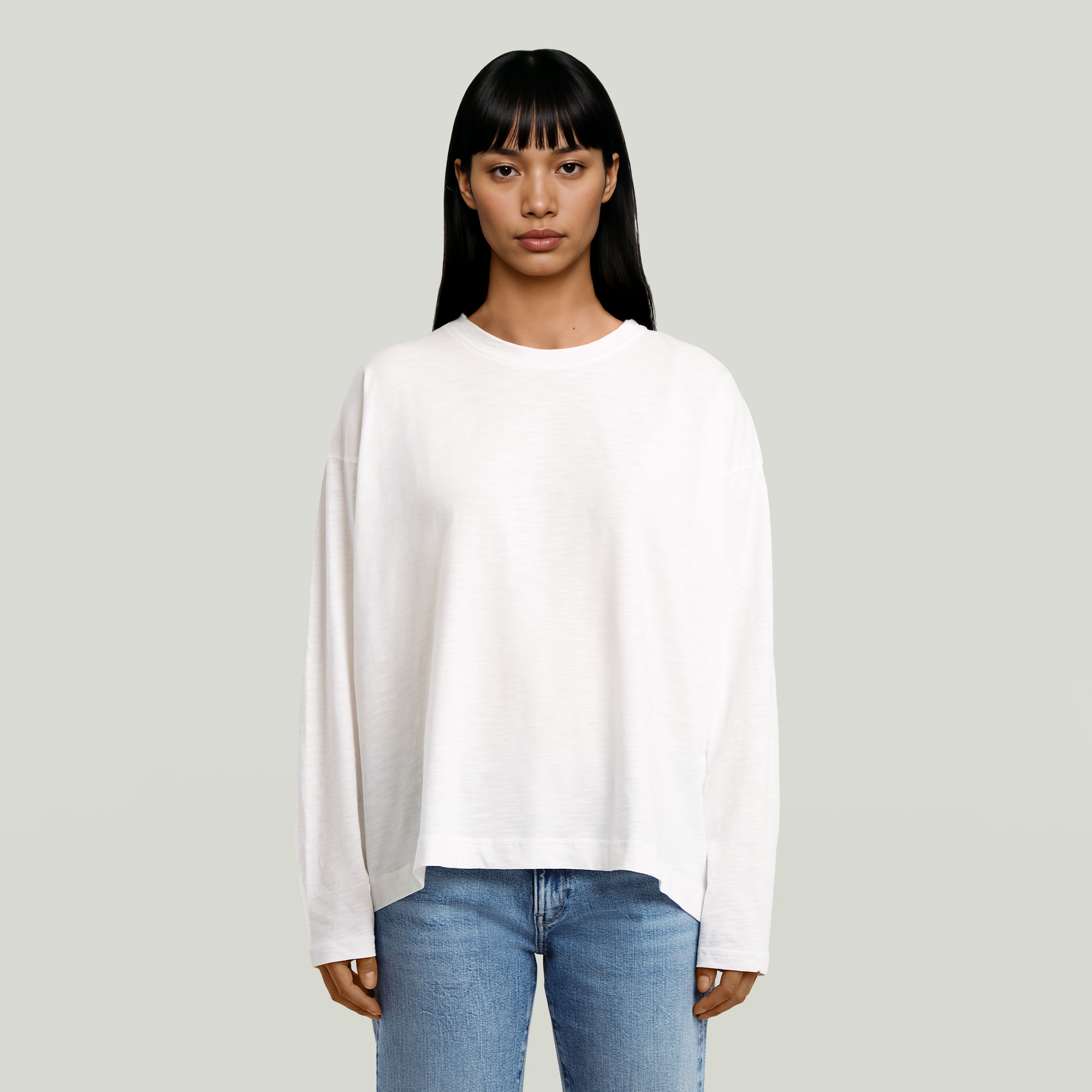 G-Star RAW Oversized T-shirt Wit Dames