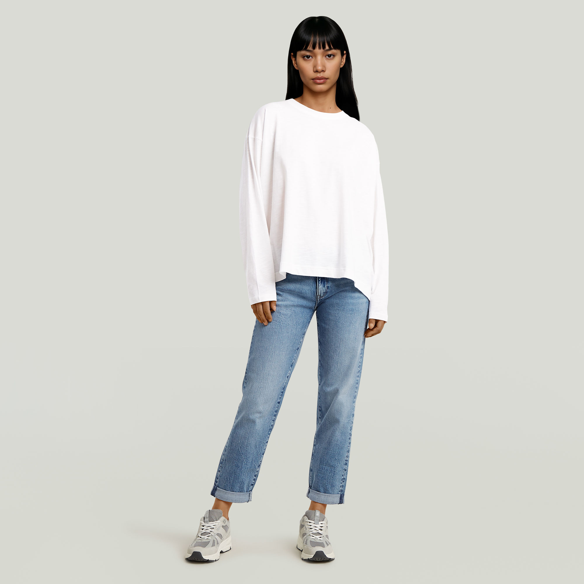 G-Star RAW Oversized T-shirt Wit Dames