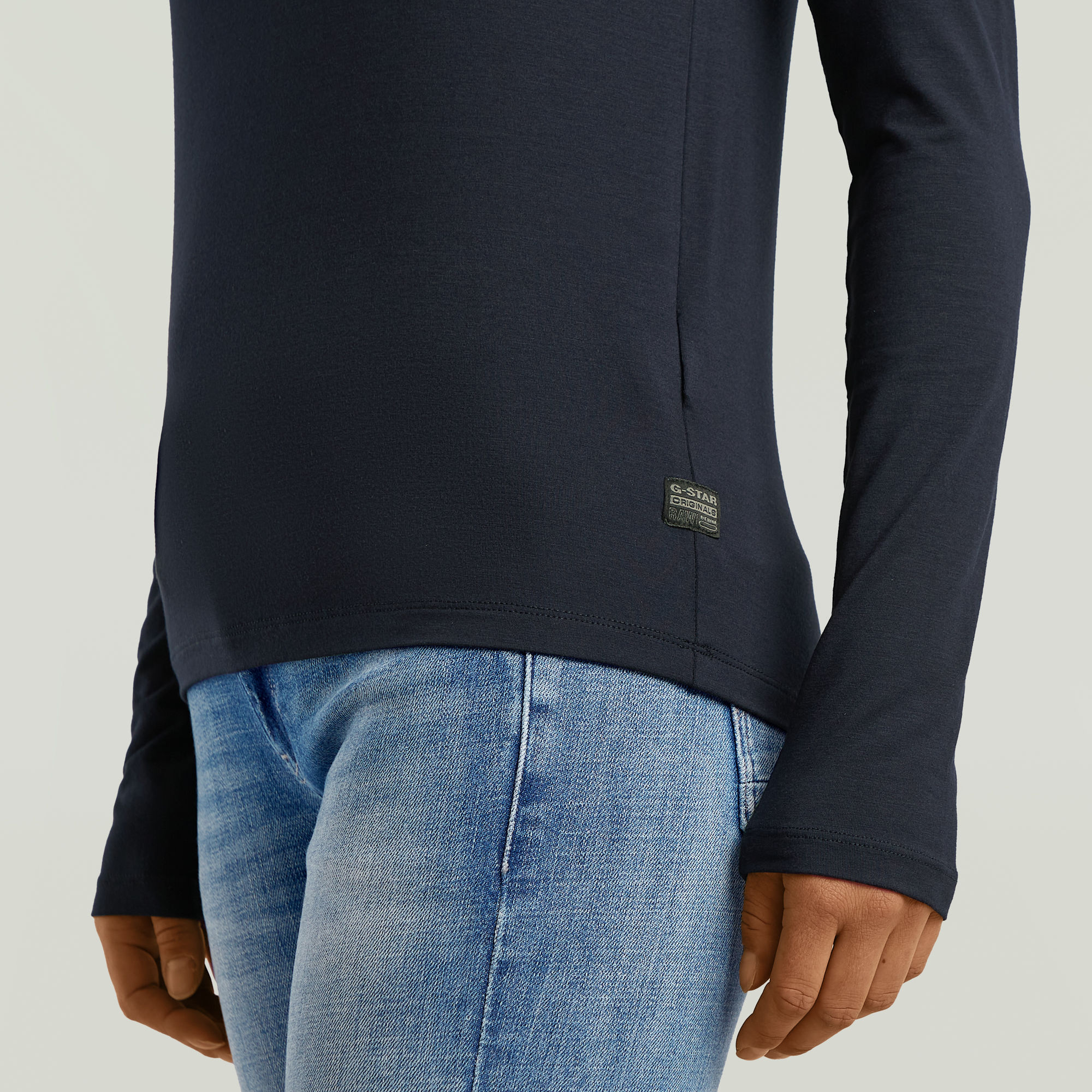 G-Star RAW Regular T-shirt Donkerblauw Dames