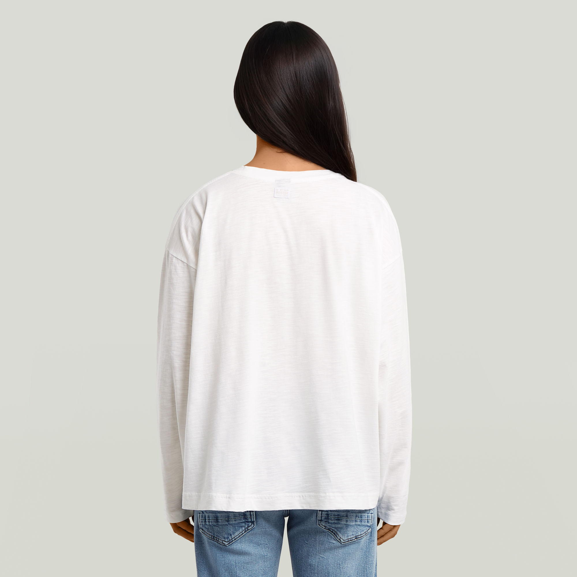 G-Star RAW Oversized T-shirt Wit Dames