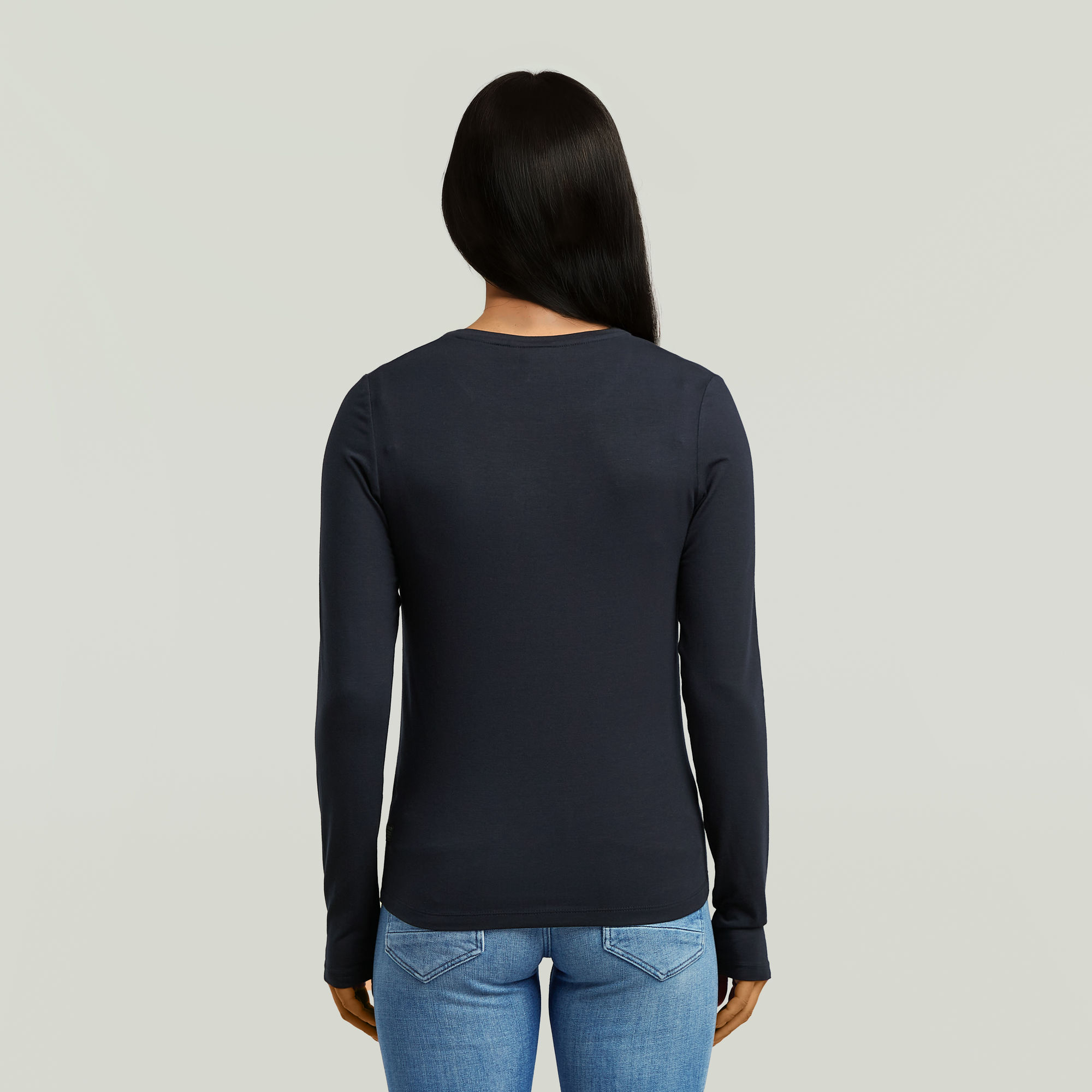 G-Star RAW Regular T-shirt Donkerblauw Dames
