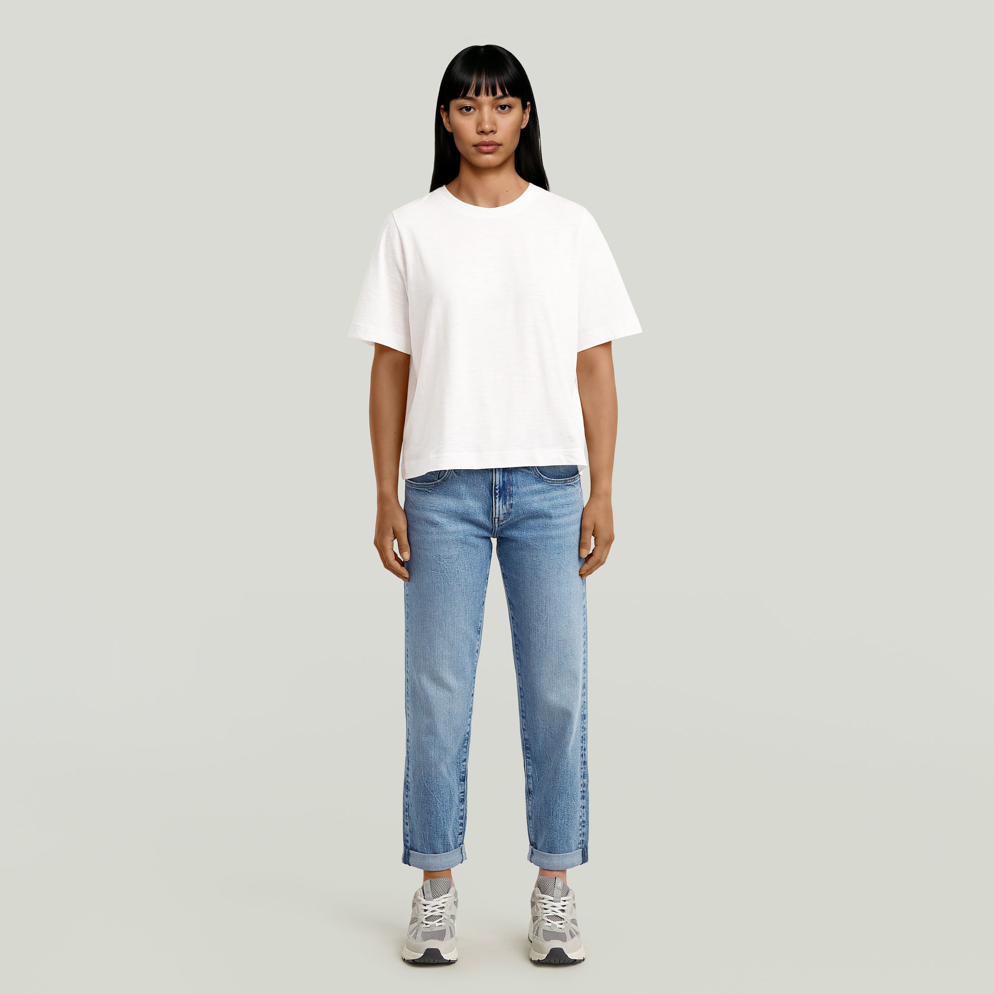 G-Star RAW Boxy T-shirt Wit Dames
