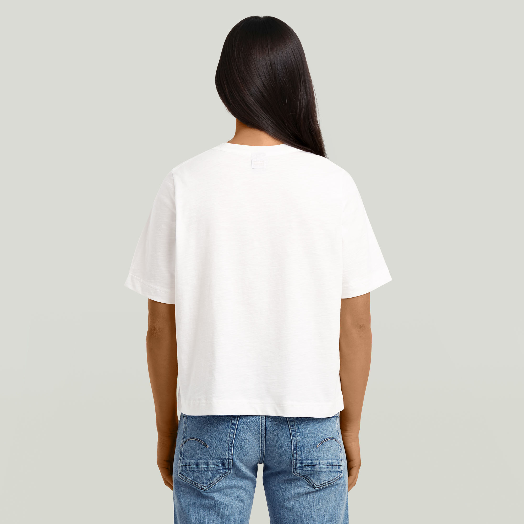G-Star RAW Boxy T-shirt Wit Dames