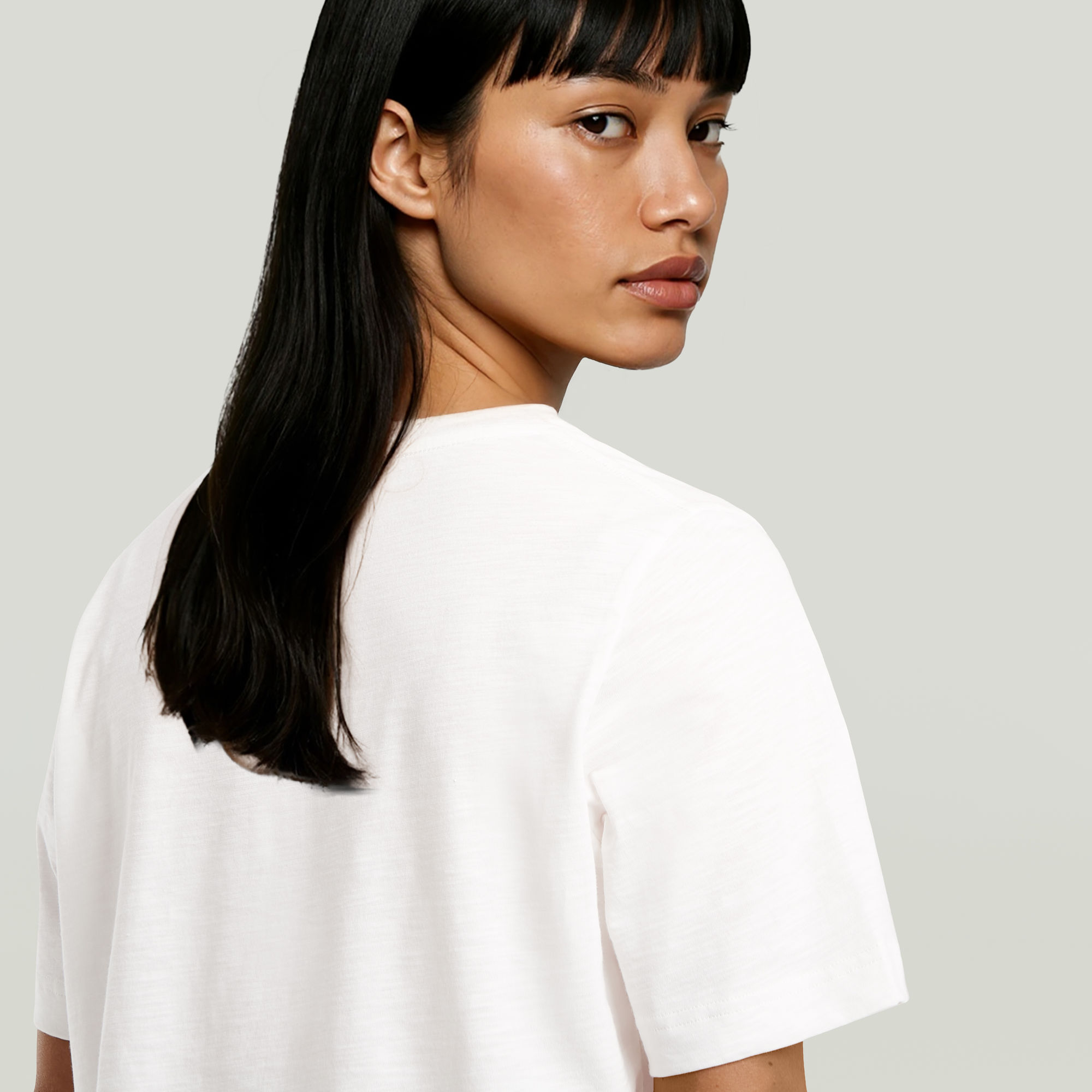 G-Star RAW Boxy T-shirt Wit Dames