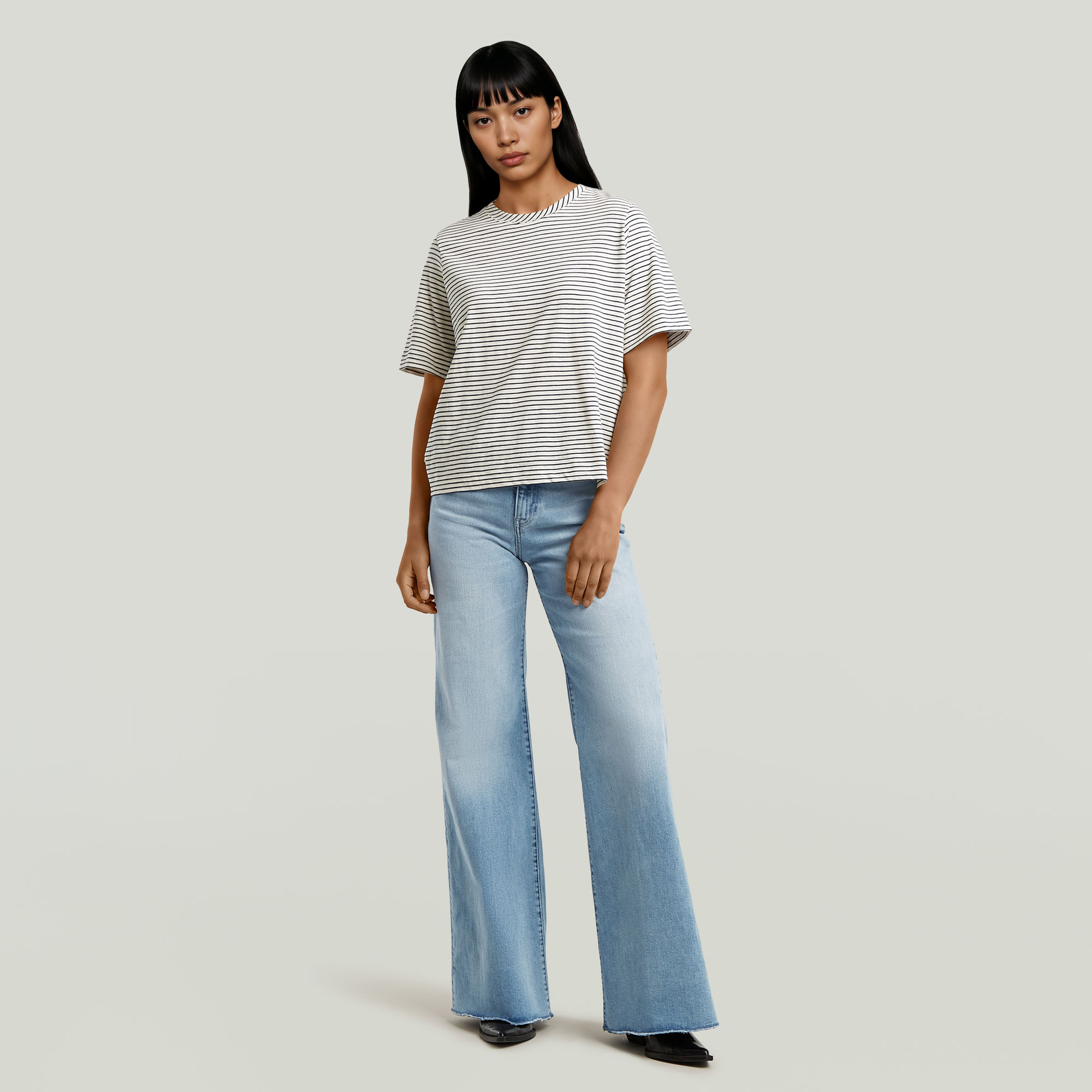 G-Star RAW Boxy T-shirt Wit Dames