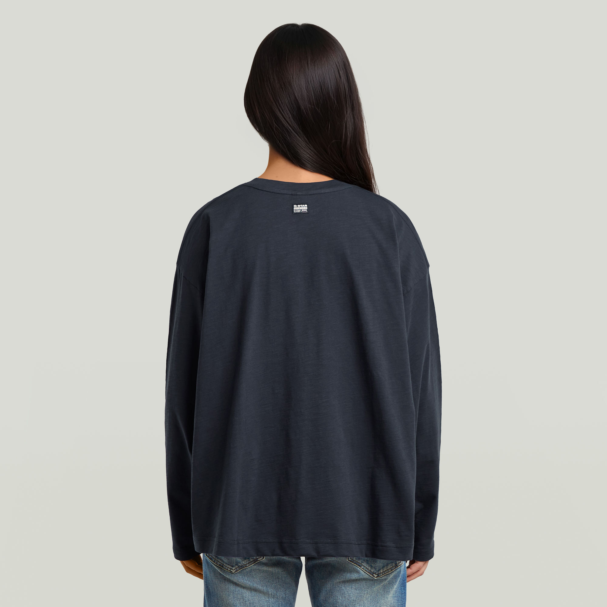 G-Star RAW Oversized T-shirt Donkerblauw Dames
