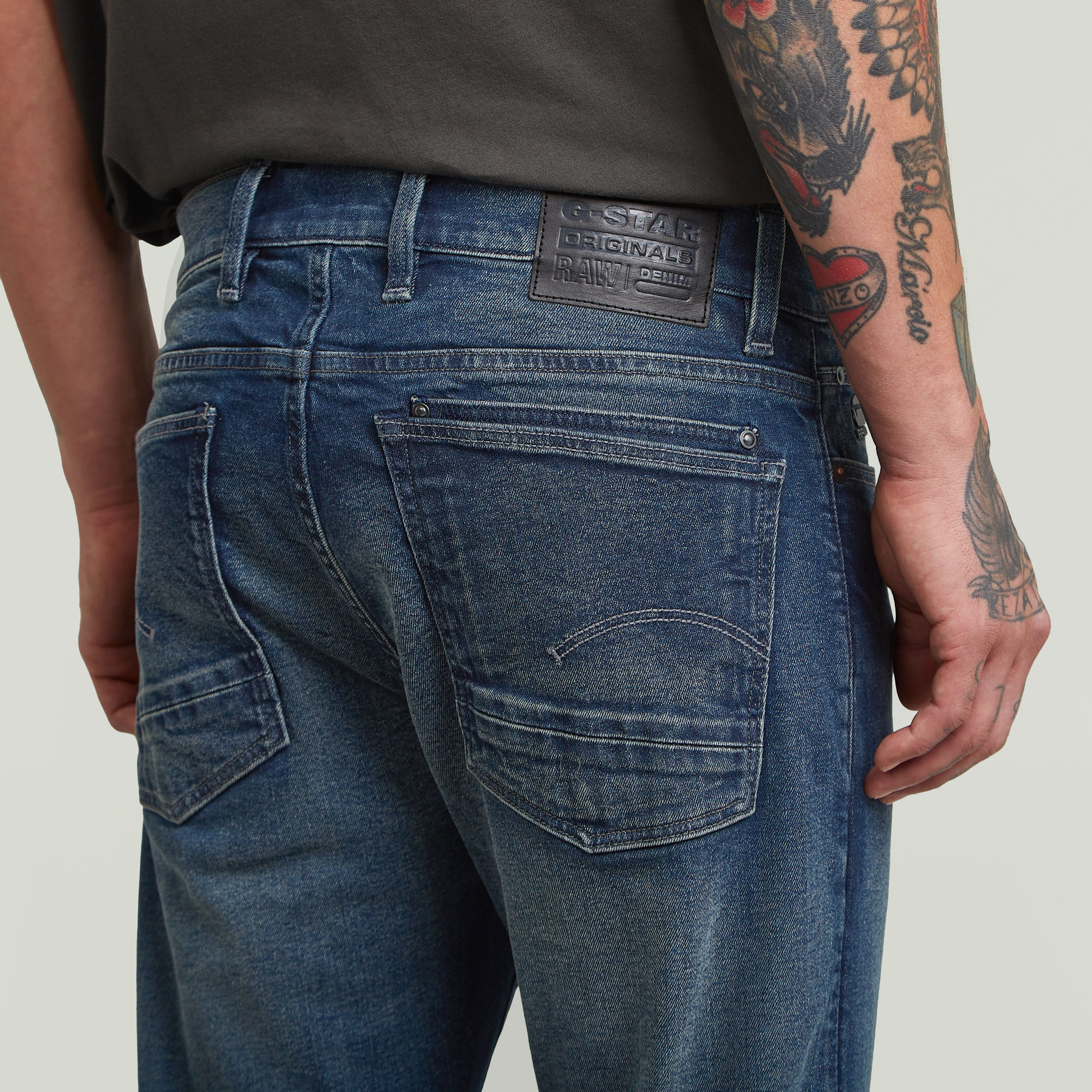 G-Star RAW Lancet Skinny Jeans Donkerblauw Heren
