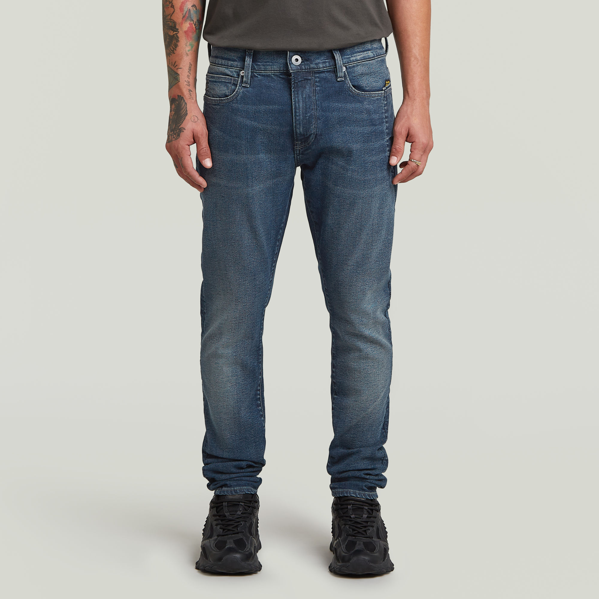 

Lancet Skinny Jeans - Dark blue - Men