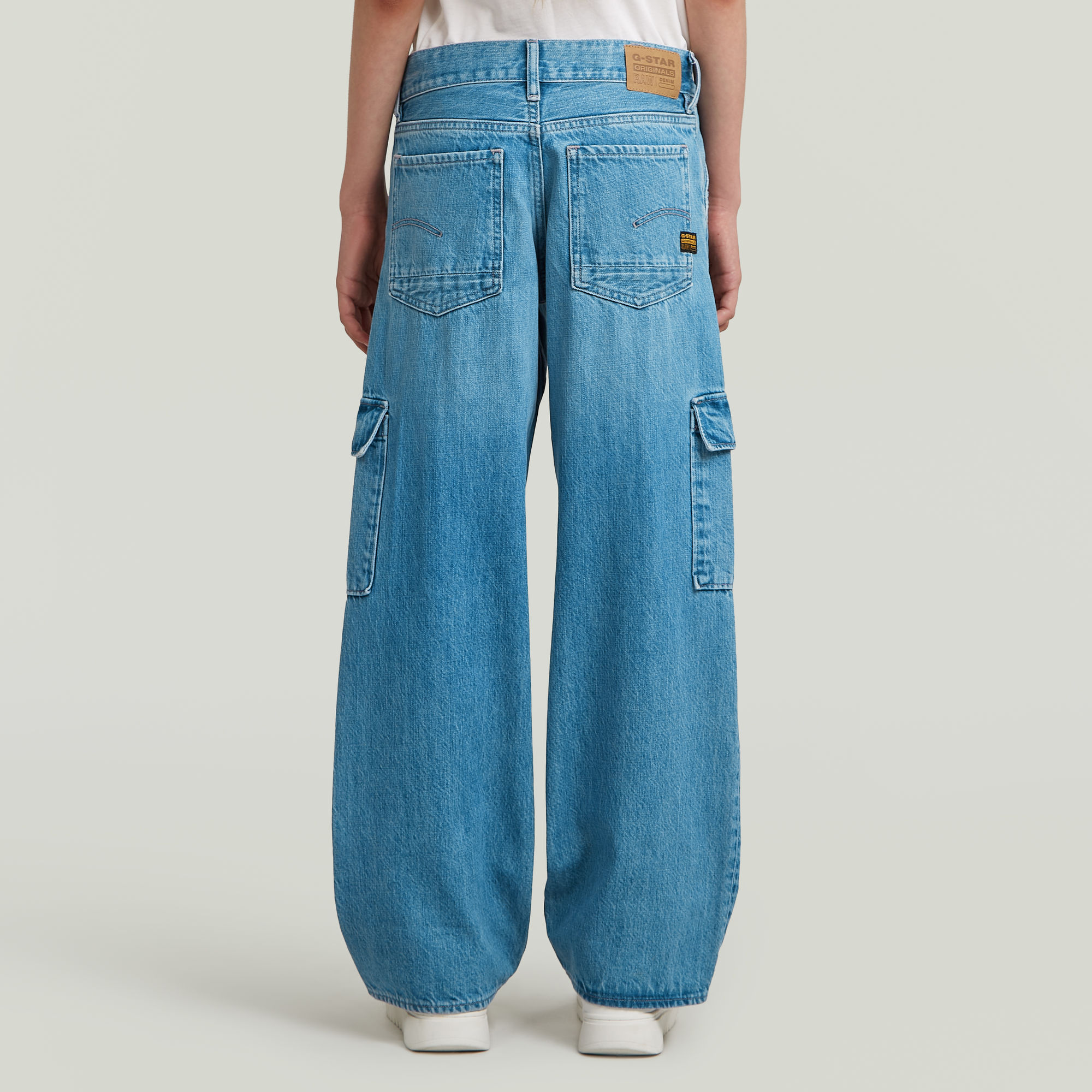 G-Star RAW Judee Cargojeans Meisjes Midden blauw meisjes