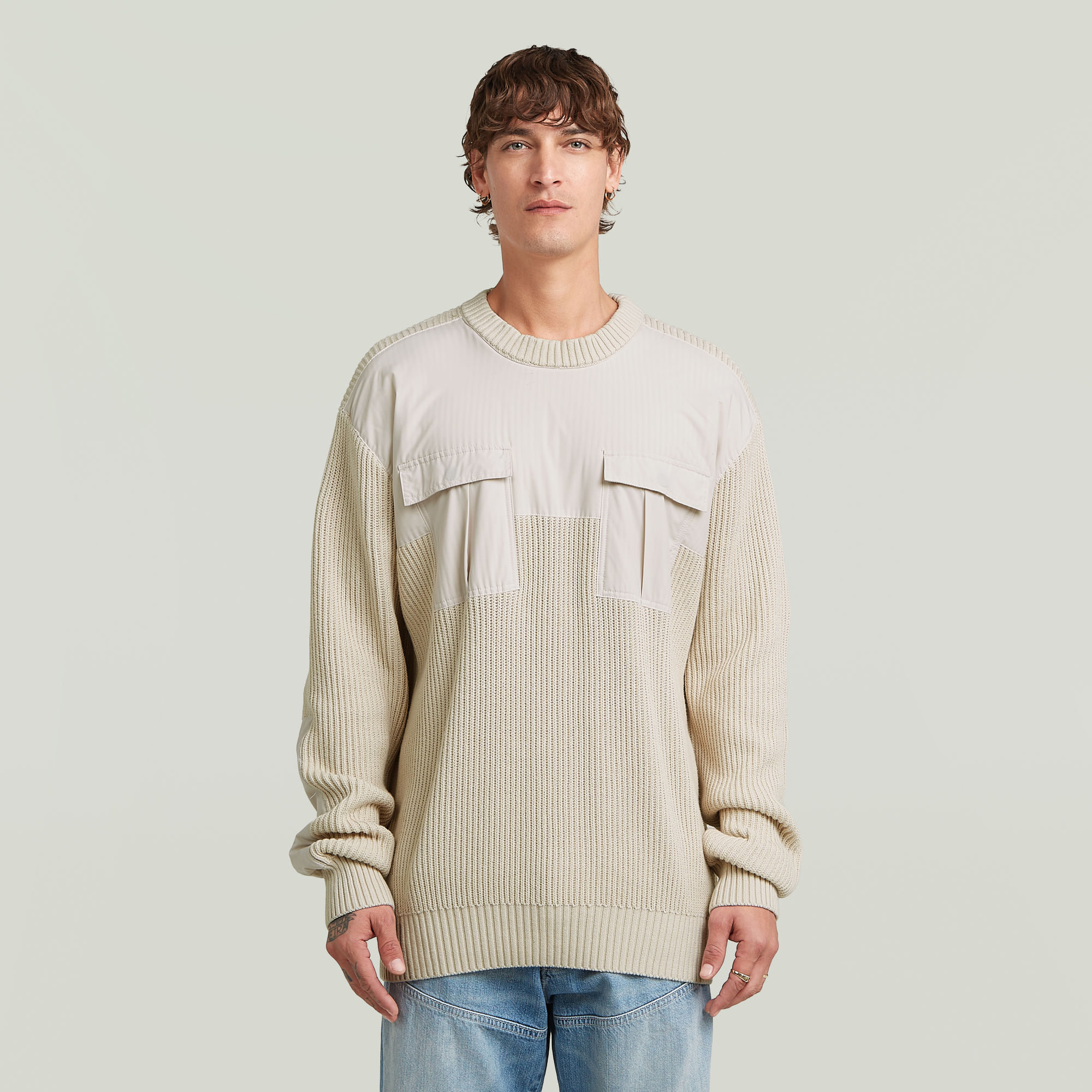 Pull en maille Woven Mix - s - G-Star RAW - Modalova