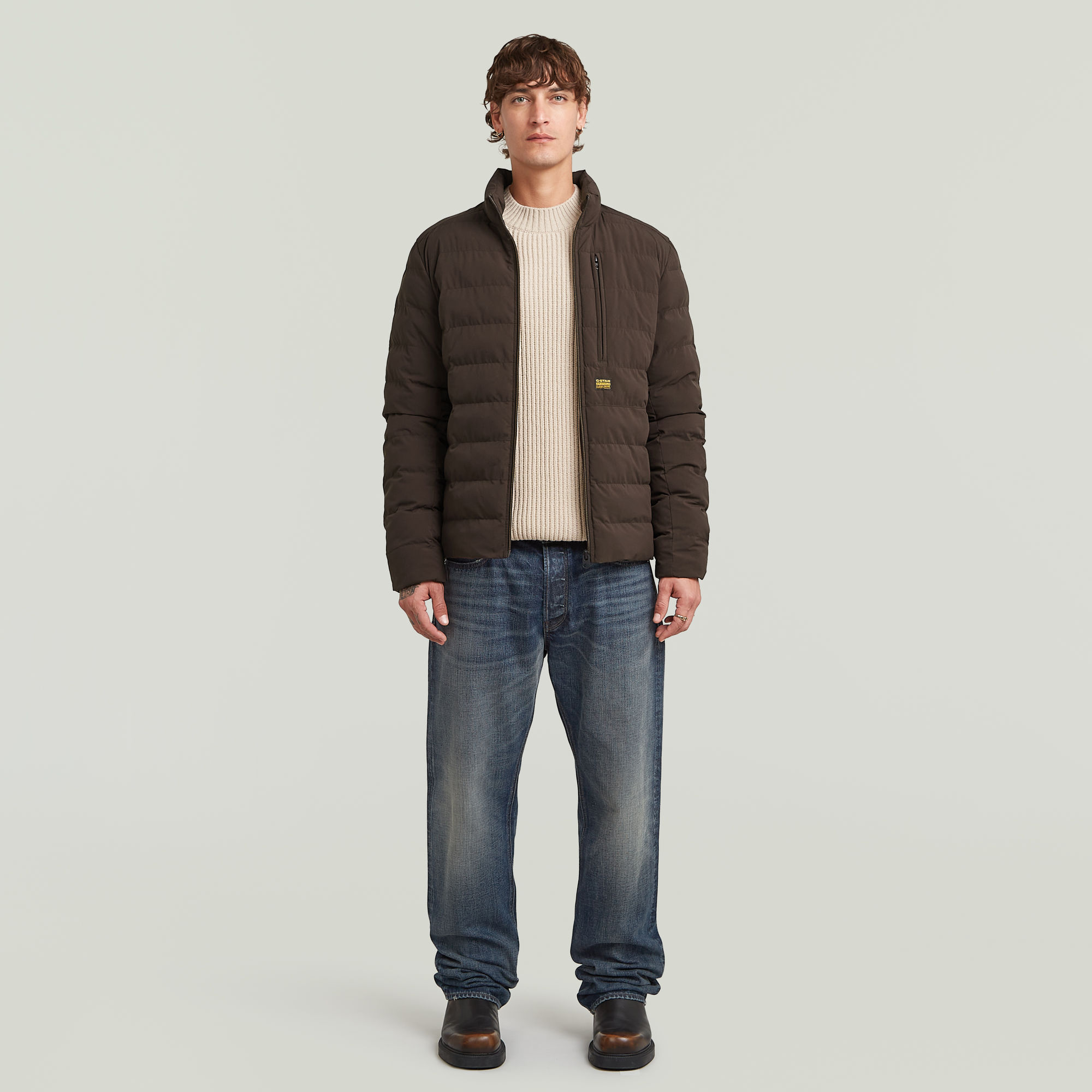 Thumbnail - Foundation Liner Jacke - Braun - Herren