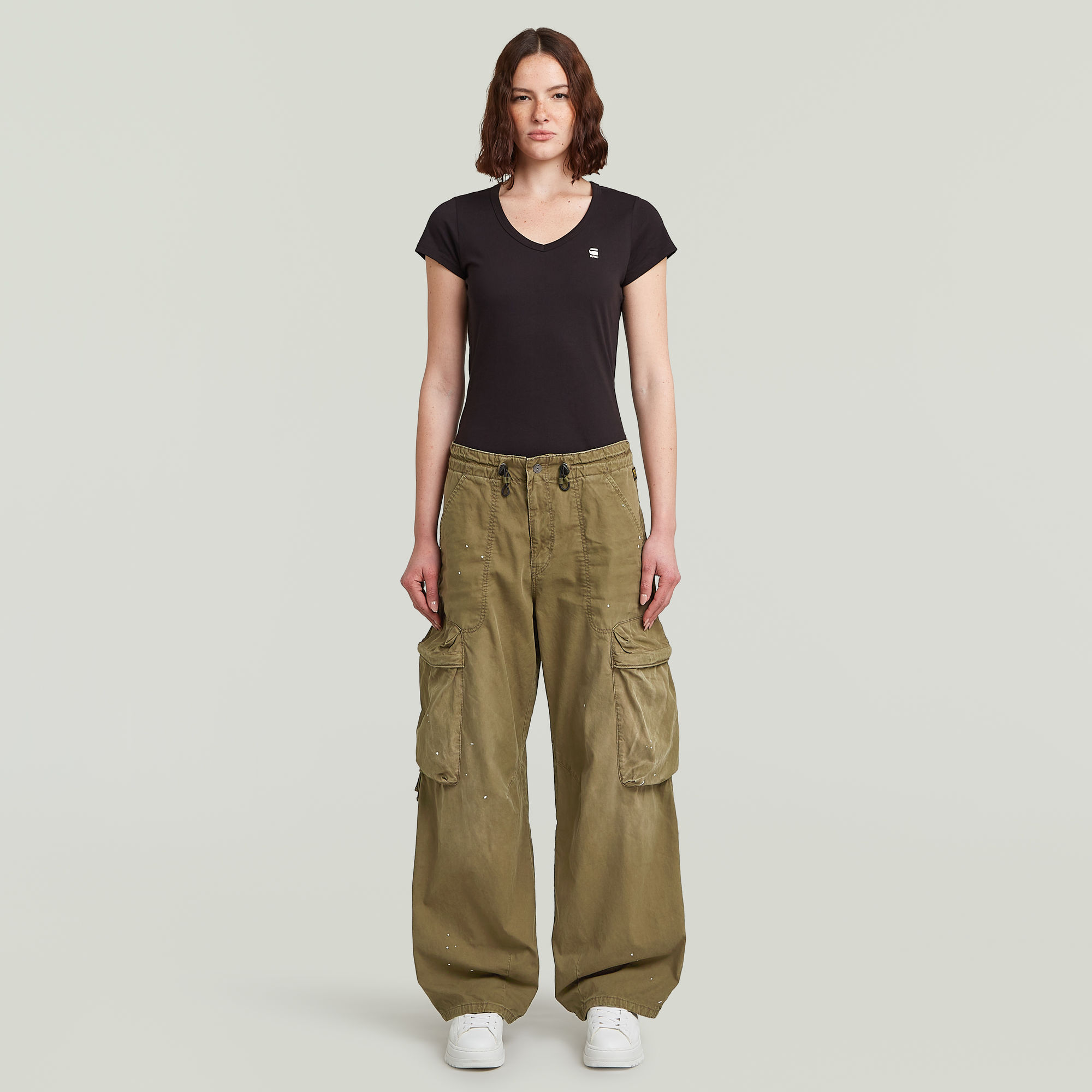 G-Star RAW Balloon Cargobroek Groen Dames