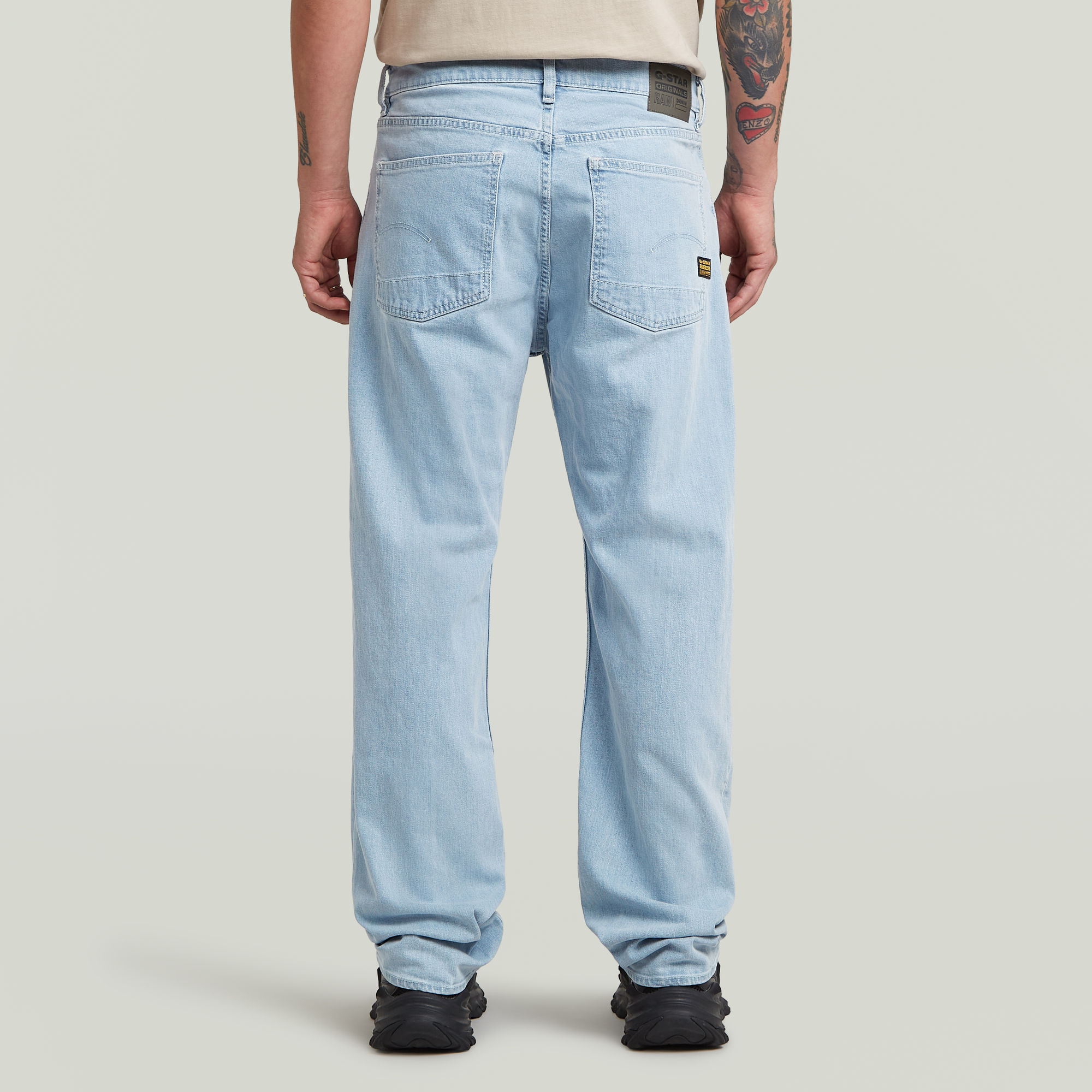 G-Star RAW Type 49 Relaxed Straight Jeans Lichtblauw Heren