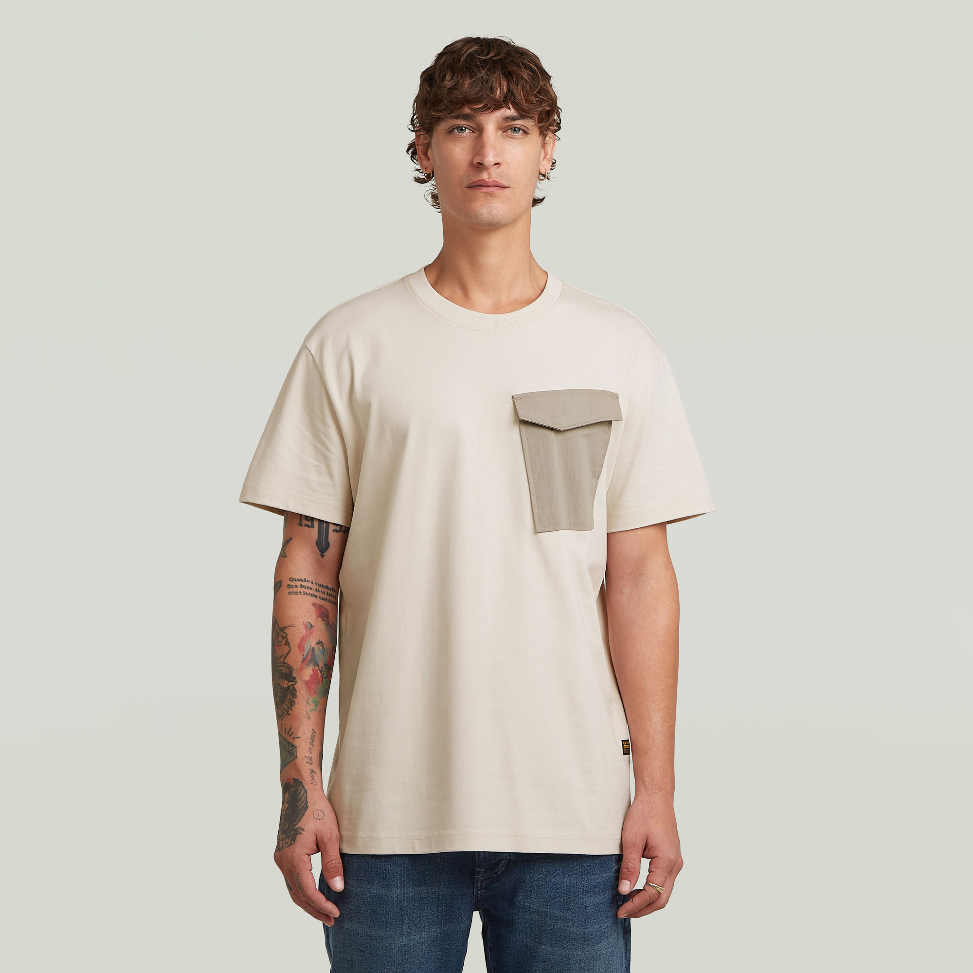 T-shirt Fabric Mix Pocket - s - G-Star RAW - Modalova