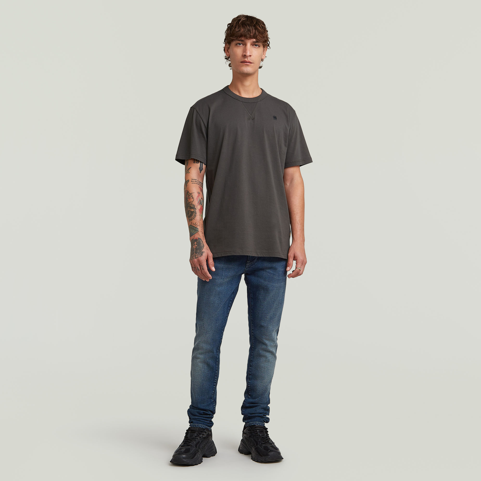 G-Star RAW Nifous T-shirt Grijs Heren