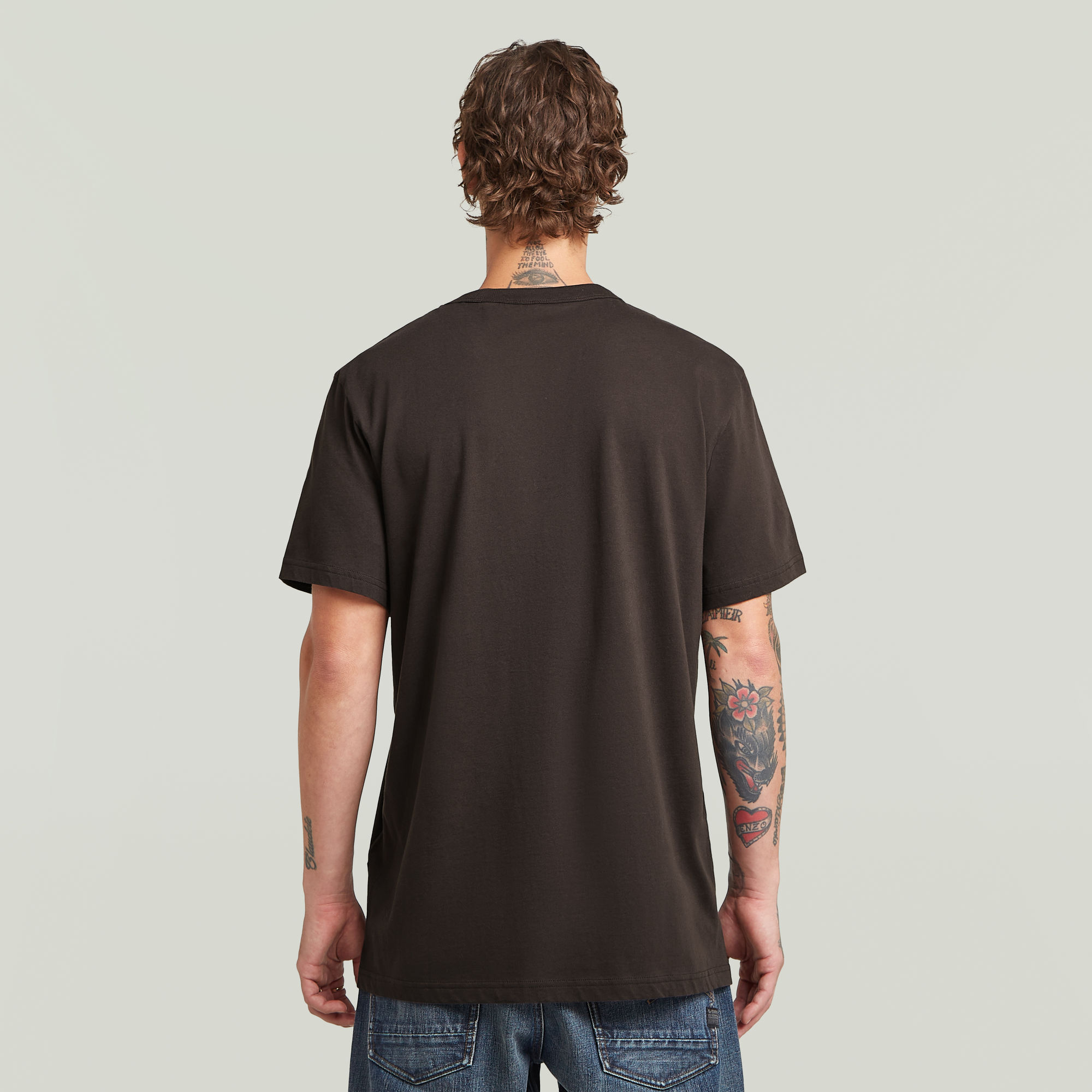 G-Star RAW Nifous T-shirt Bruin Heren