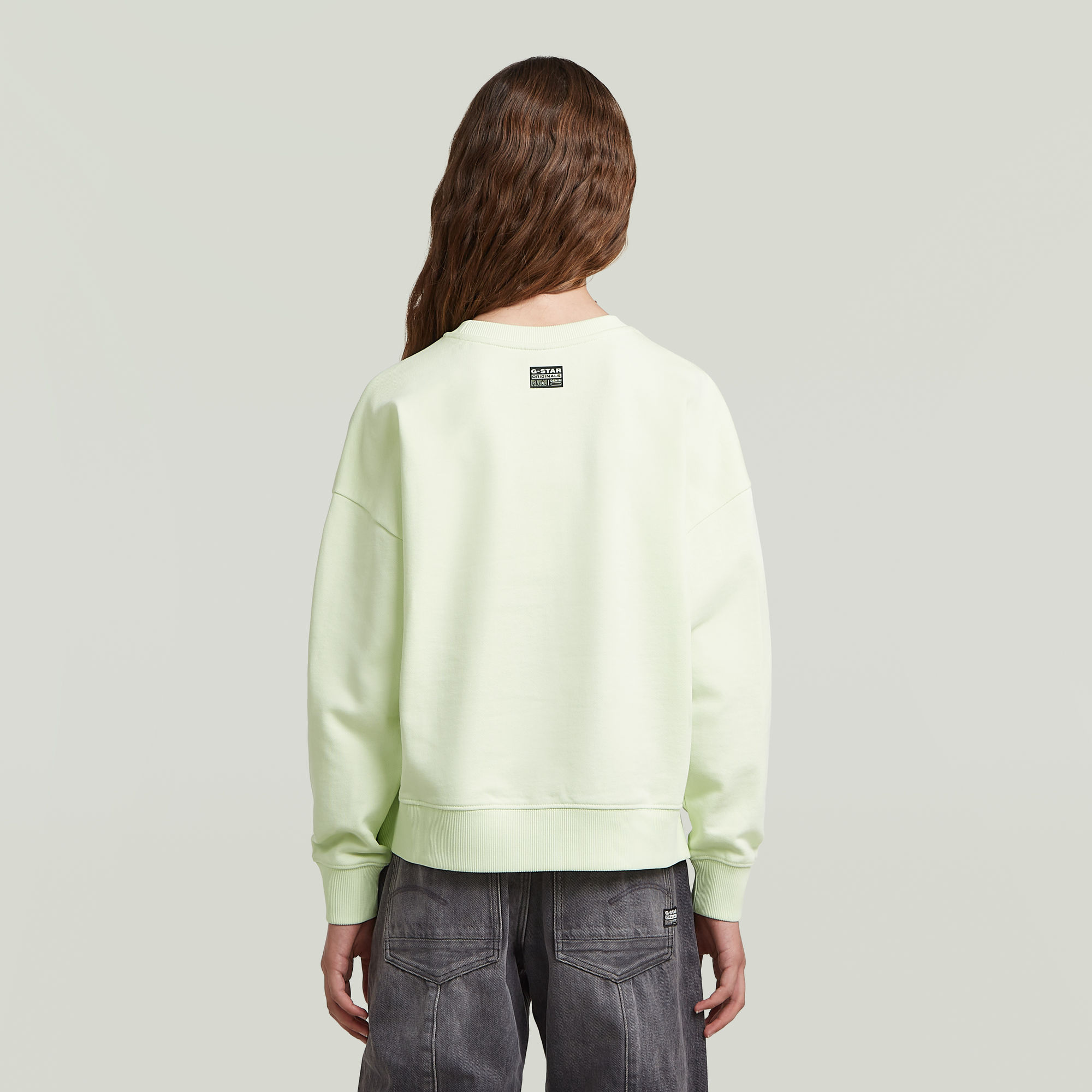 G-Star RAW Loose Sweater Meisjes Groen meisjes