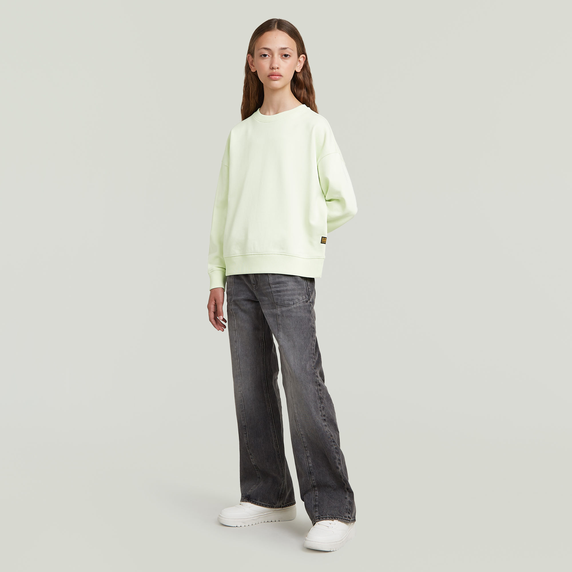 G-Star RAW Loose Sweater Meisjes Groen meisjes