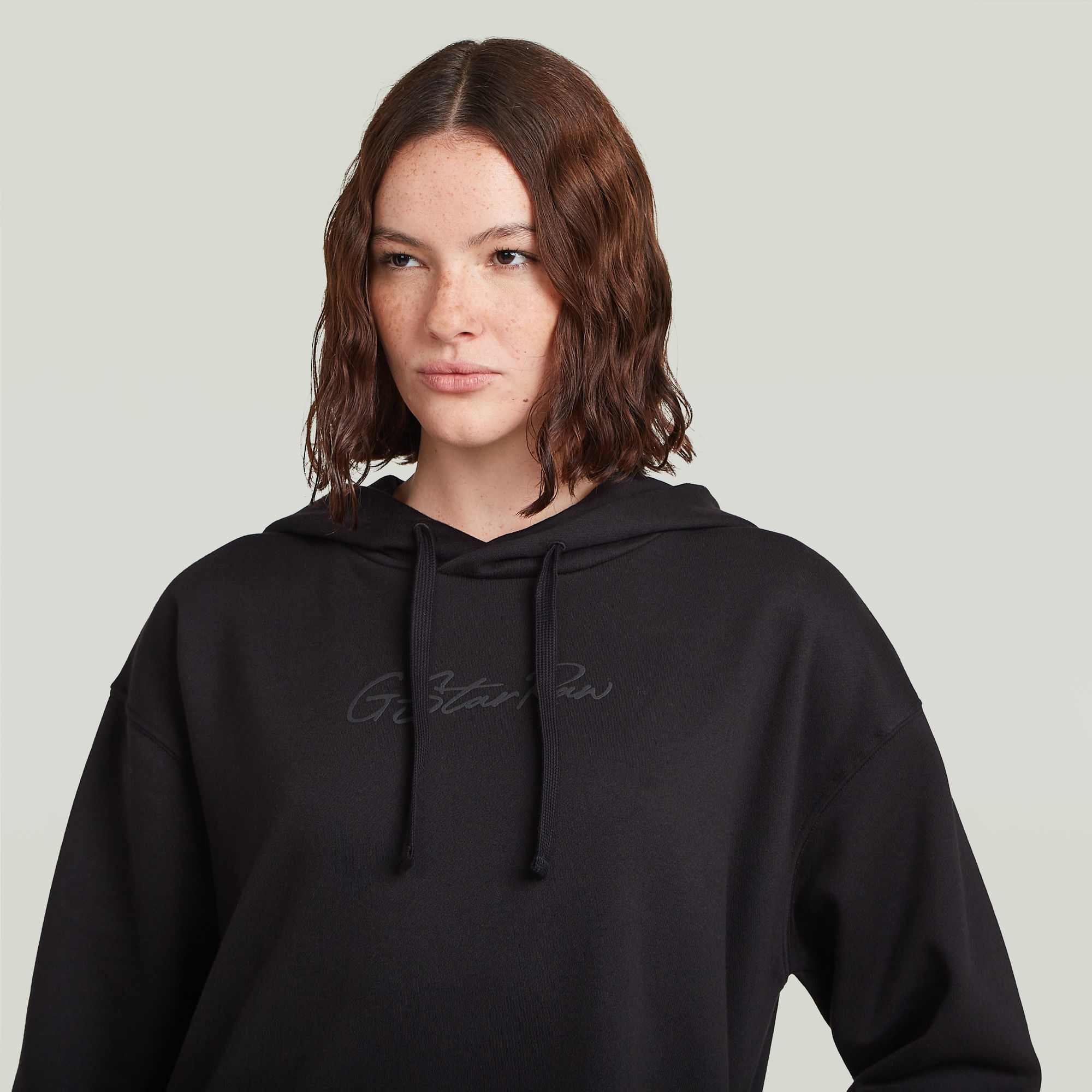 G-Star RAW Hooded Sweaterjurk Zwart Dames