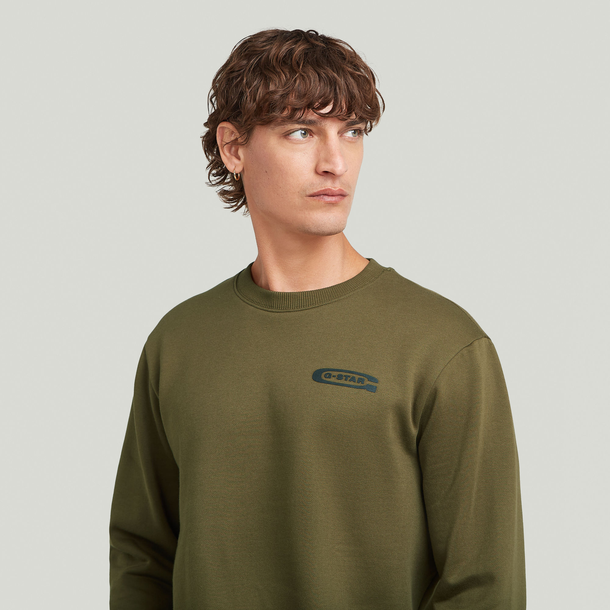 G-Star RAW Old Skool Sweater Groen Heren