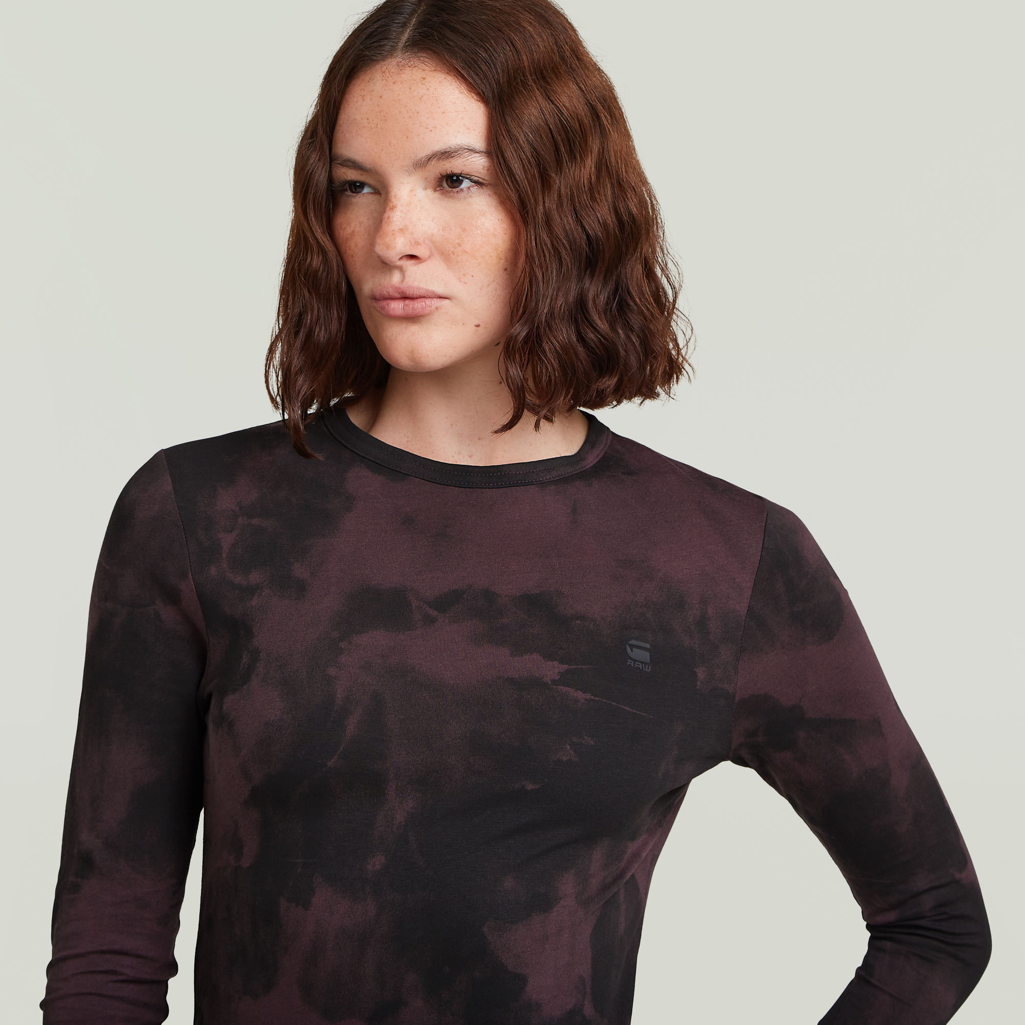 G-Star RAW Printed Slim T-Shirt Meerkleurig Dames