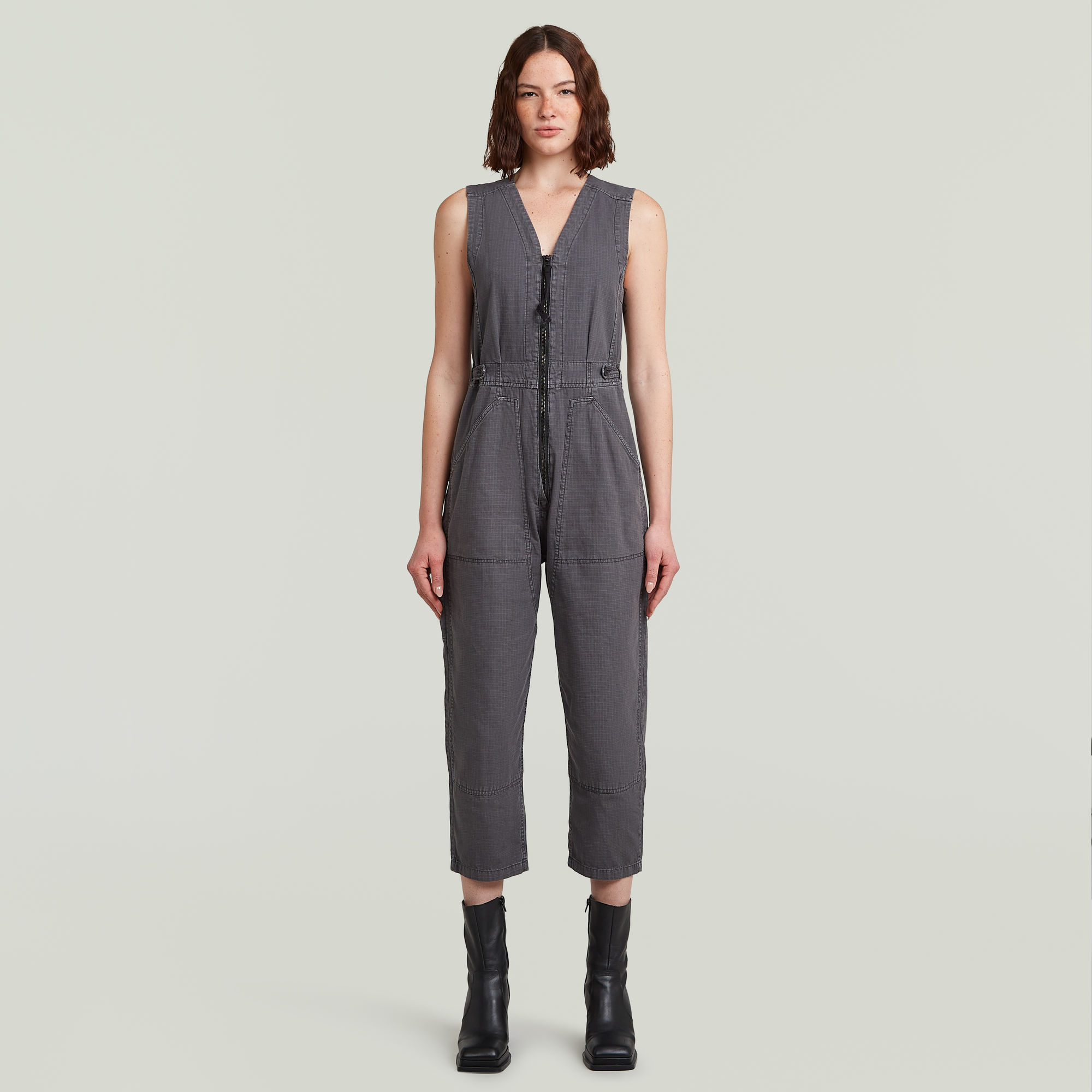 G-Star RAW Relaxed Jumpsuit Grijs Dames