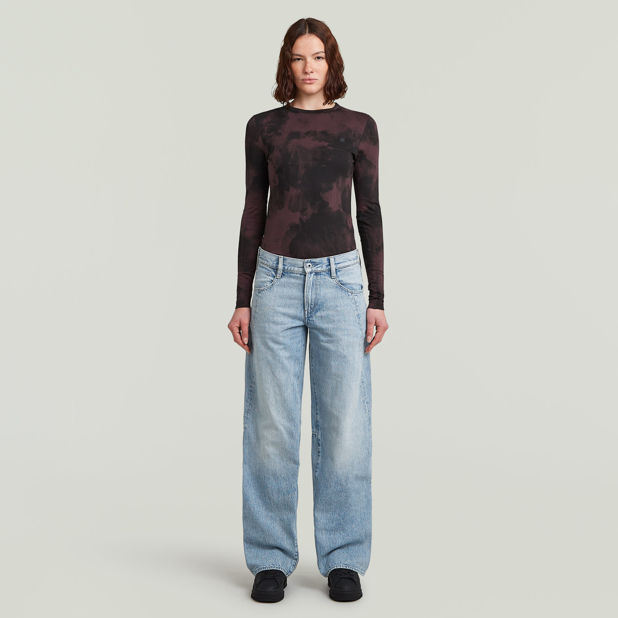 G-Star RAW Printed Slim T-Shirt Meerkleurig Dames