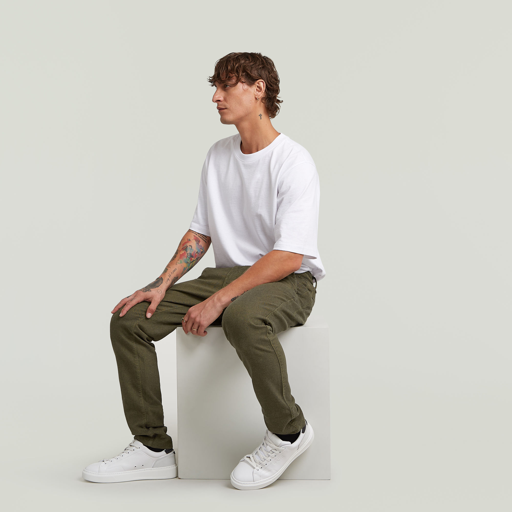 G-Star RAW Bronson 3.0 Slim Chino Groen Heren