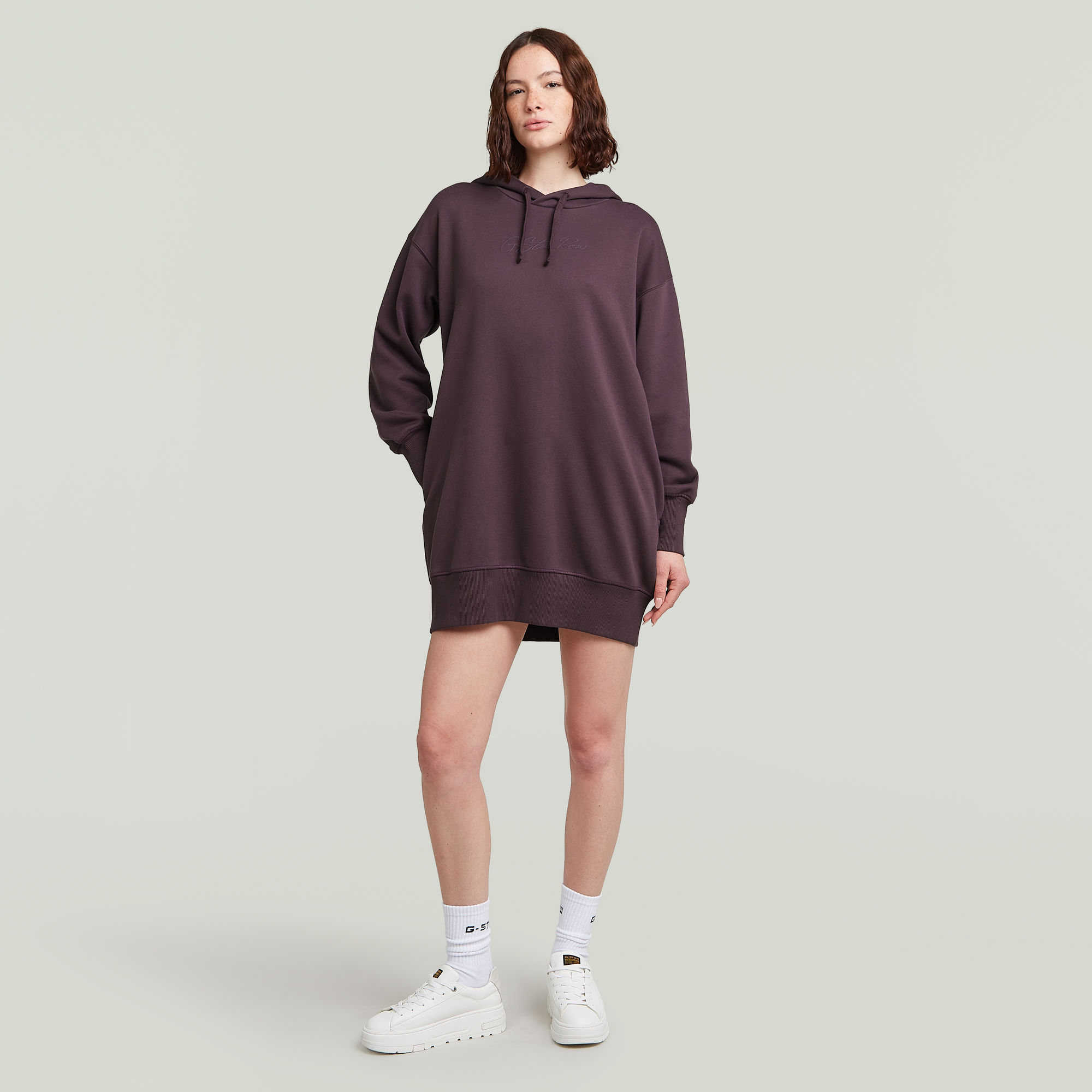 G-Star RAW Hooded Sweaterjurk Paars Dames