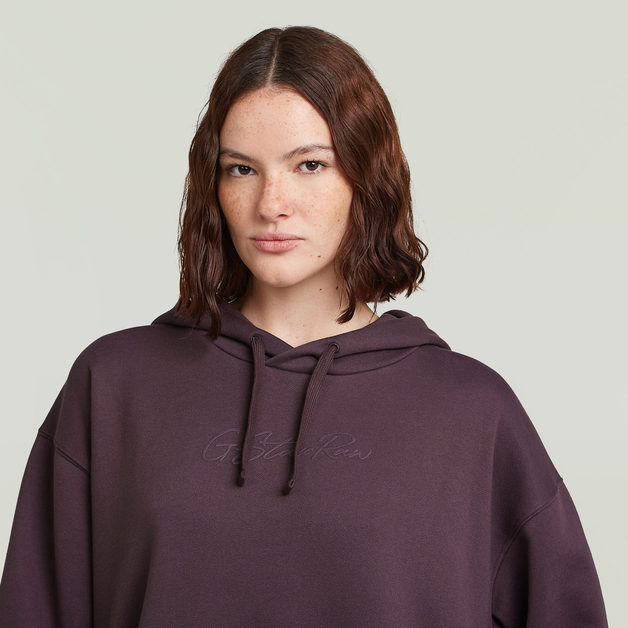 G-Star RAW Hooded Sweaterjurk Paars Dames