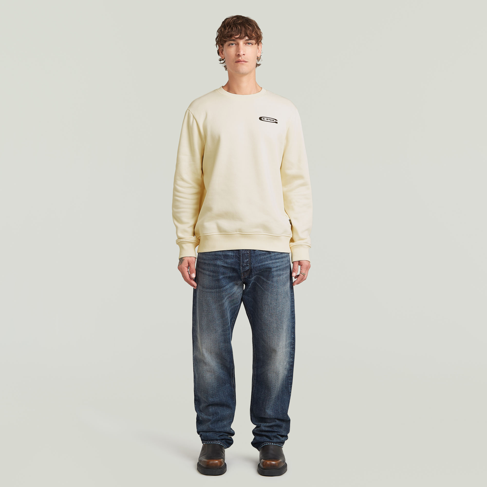 Thumbnail - Old Skool Sweatshirt - Beige - Herren