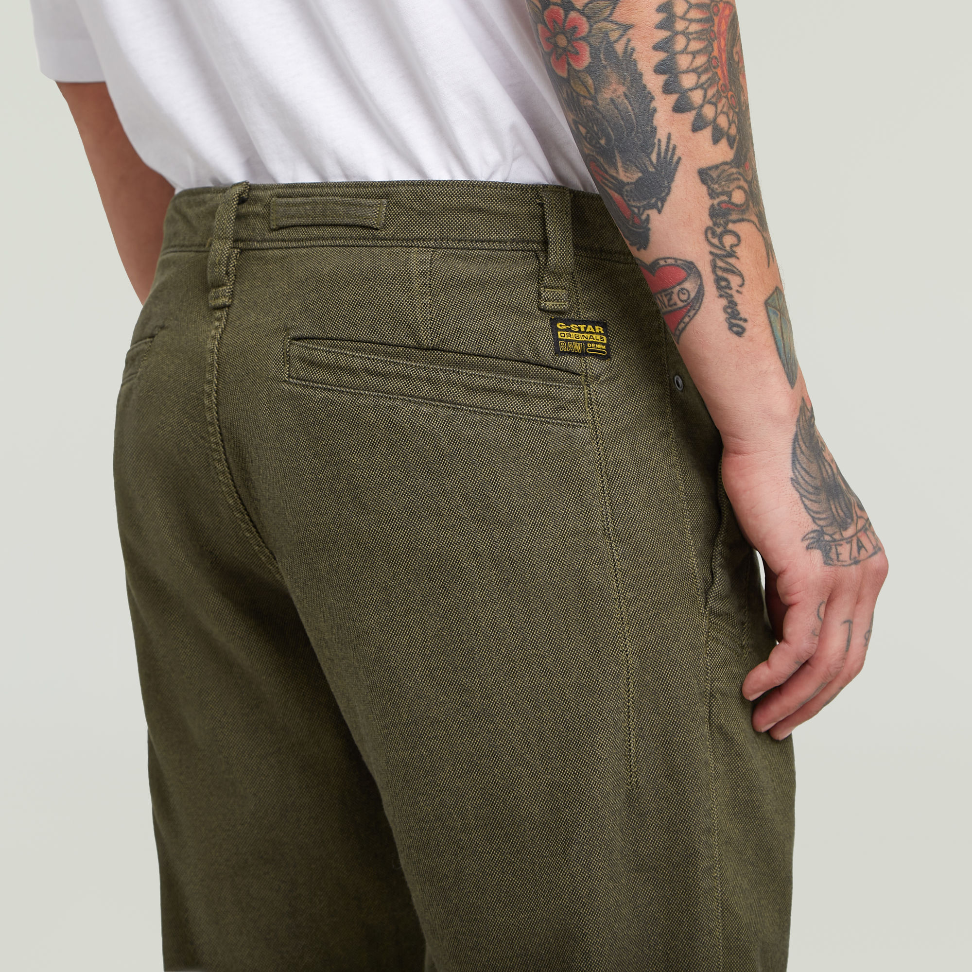 G-Star RAW Bronson 3.0 Slim Chino Groen Heren