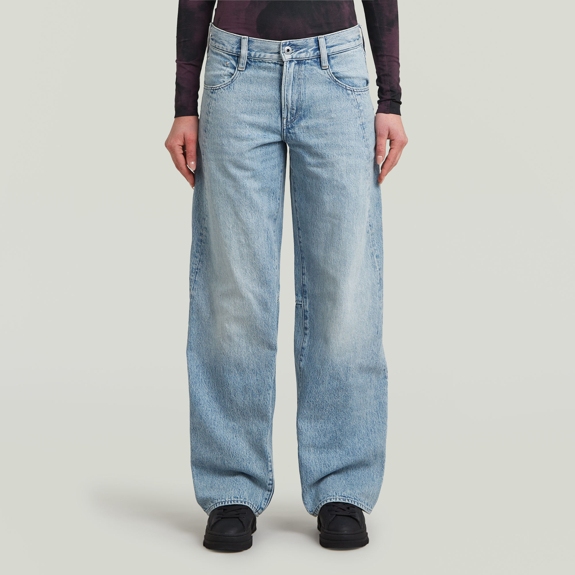 

Contor 3D Loose Jeans - sun faded pacific blue - Women