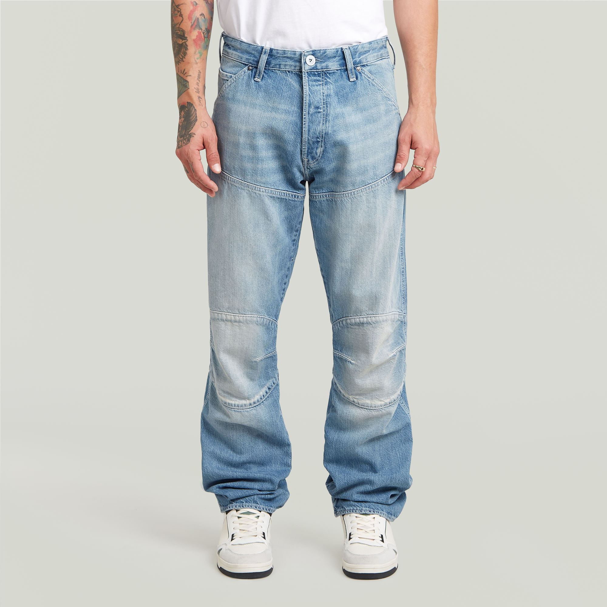 5620 3D Regular Jeans - Mittelblau - Herren